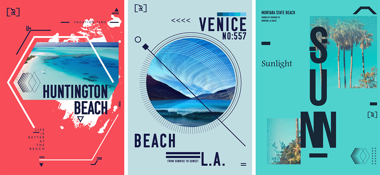Free 3 AI Posters — Beach Vibes (A3, AI Format) Image 0