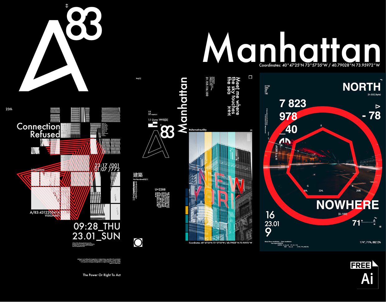 Connection Refused: 3 Free AI Posters