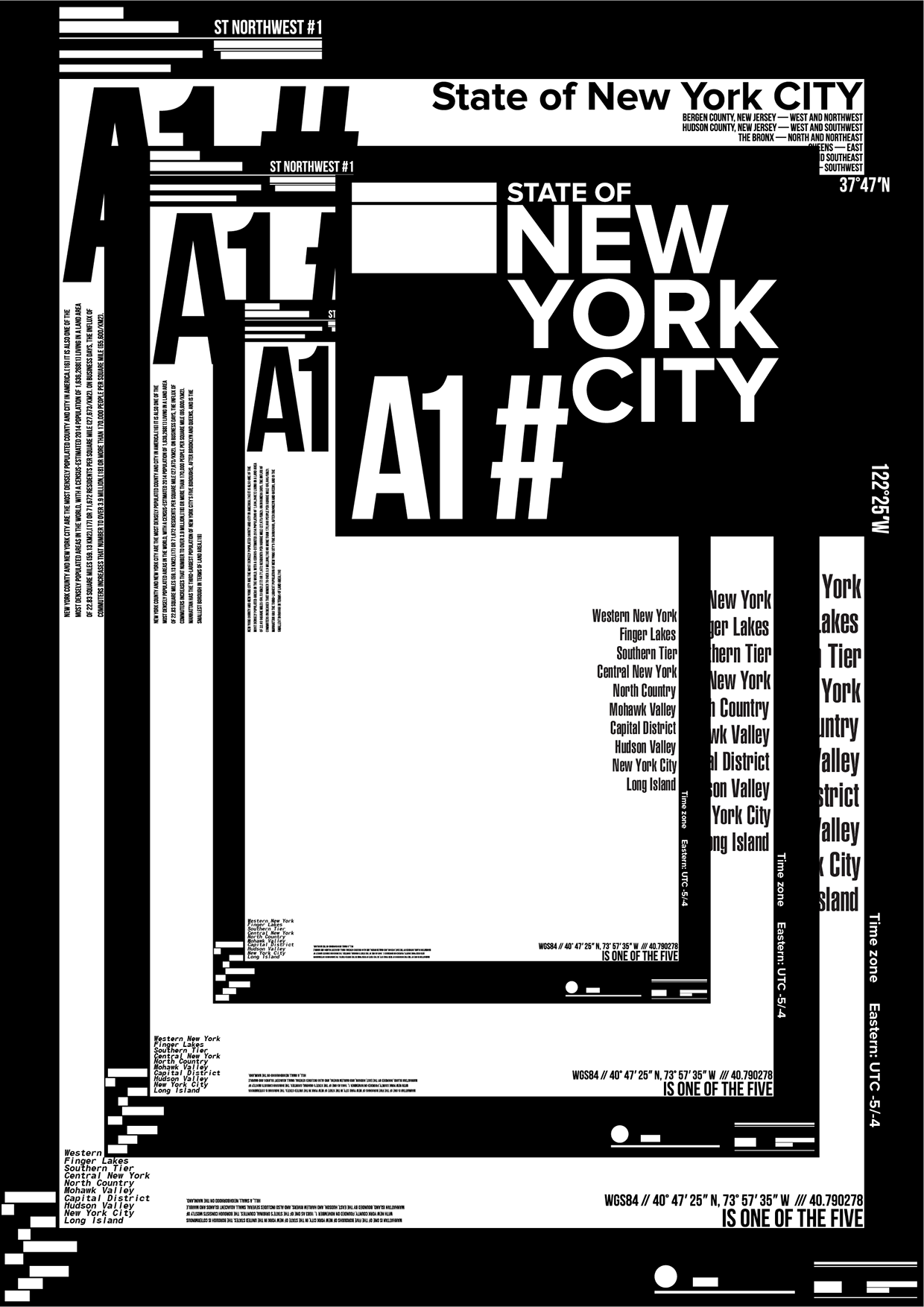 3 Free A3 Posters – Typographic Systems / New York City Image 2