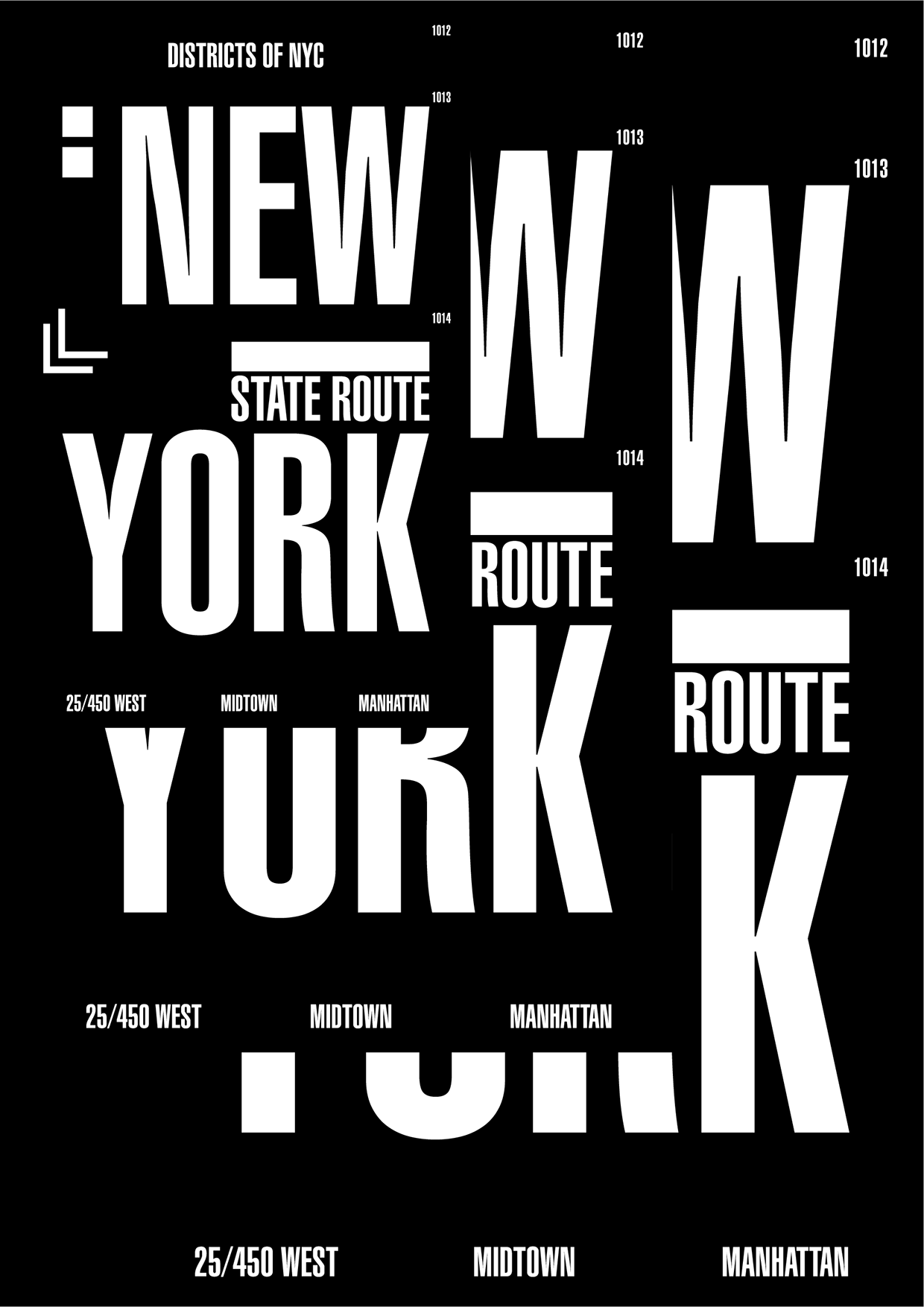 3 Free A3 Posters – Typographic Systems / New York City Image 3