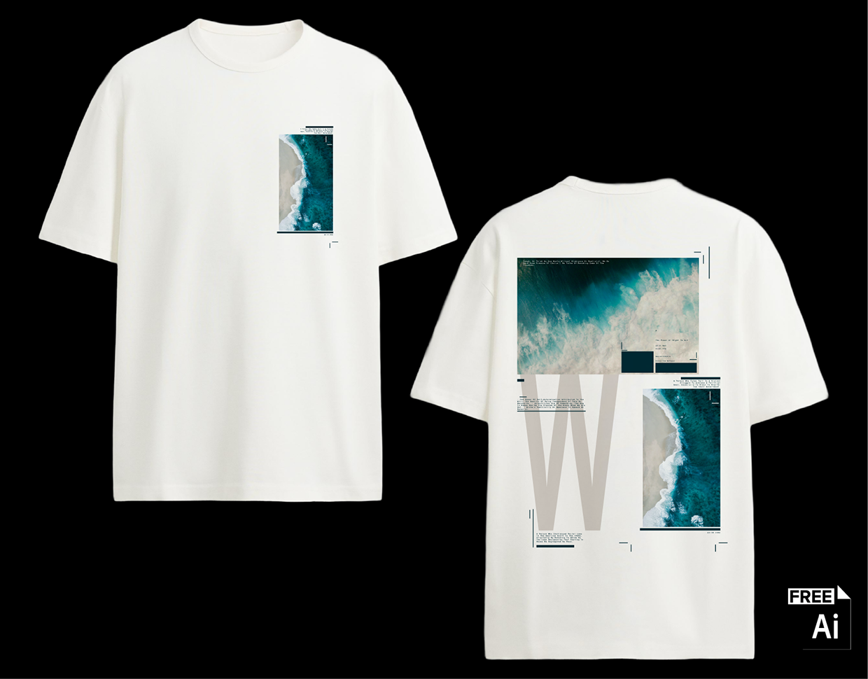 Free A3 Vector Posters & T-shirt Graphics (AI Files) Image 0
