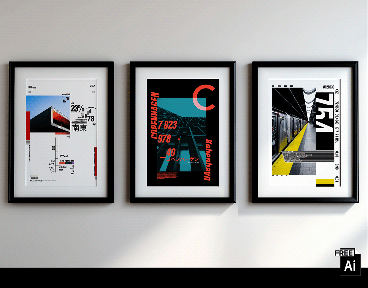 Metrotype – 3 Free Poster Collection Image 0