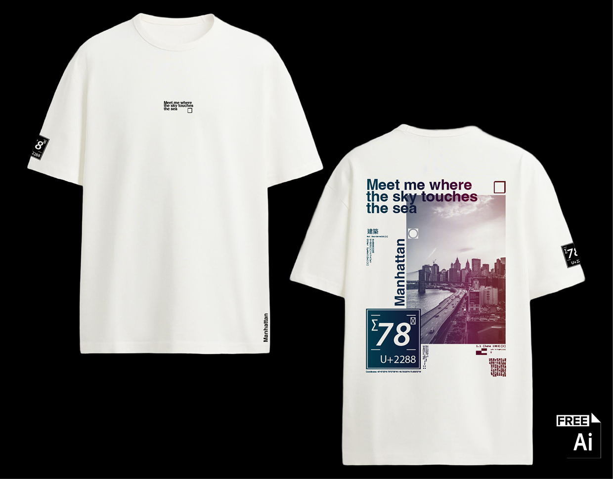 Manhattan: Typographic A3 Poster Collection (Free) Image 5