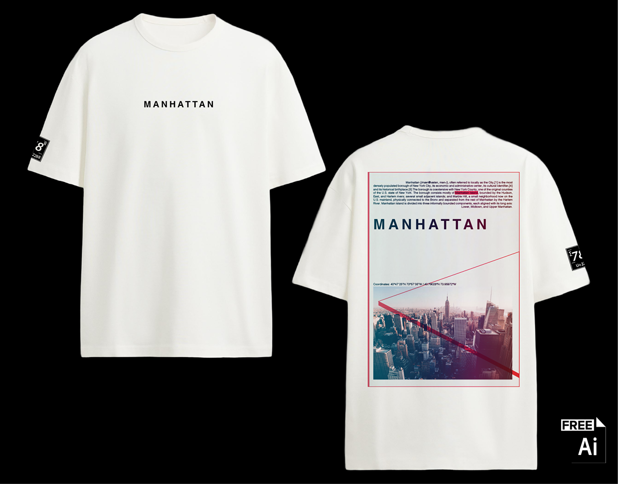 Manhattan: Typographic A3 Poster Collection (Free) Image 6