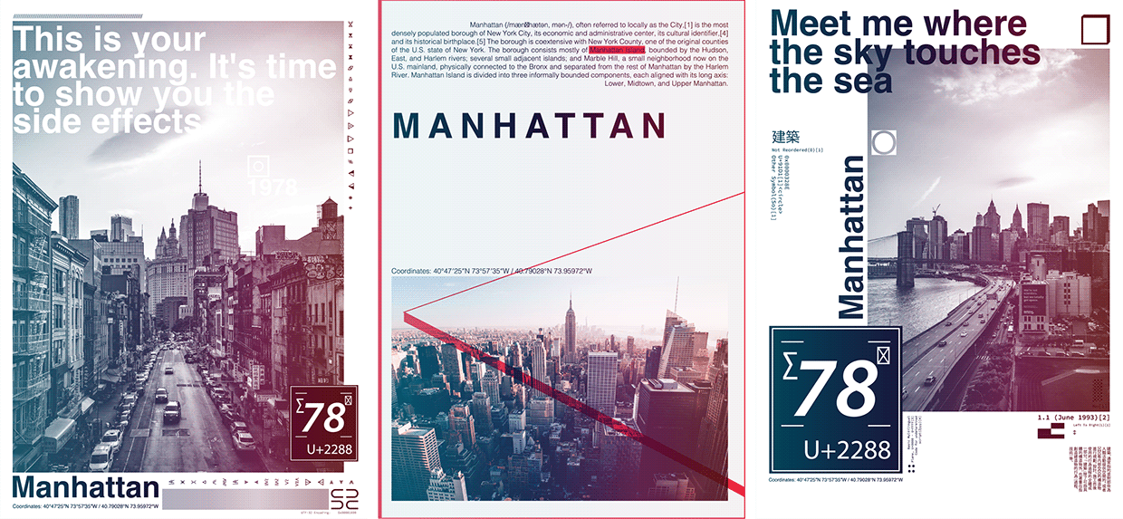 Manhattan: Typographic A3 Poster Collection (Free) Image 8
