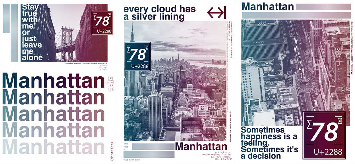 Manhattan: Typographic A3 Poster Collection (Free) Image 9