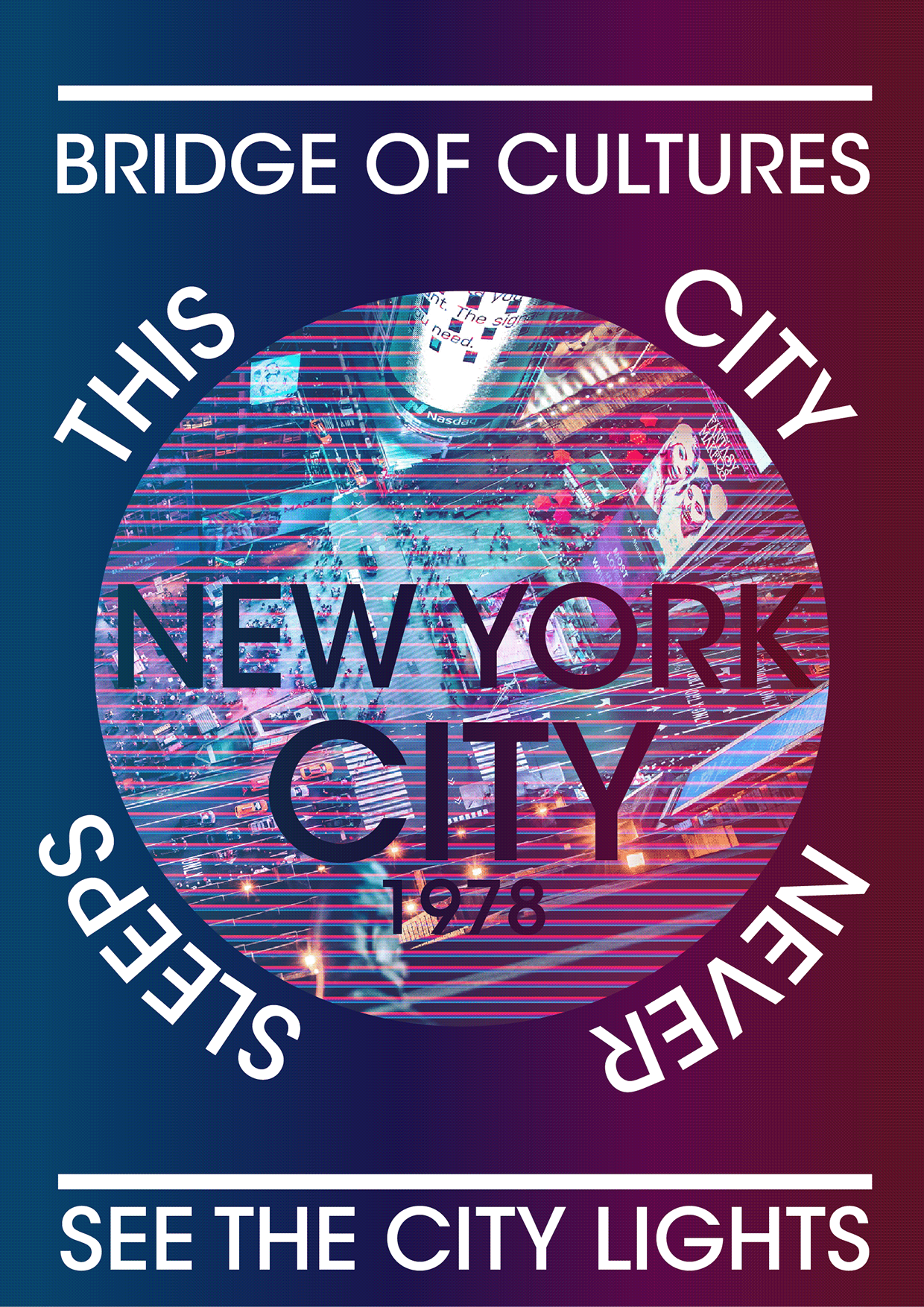NYC Typography — 8 Poster Collection Image 1
