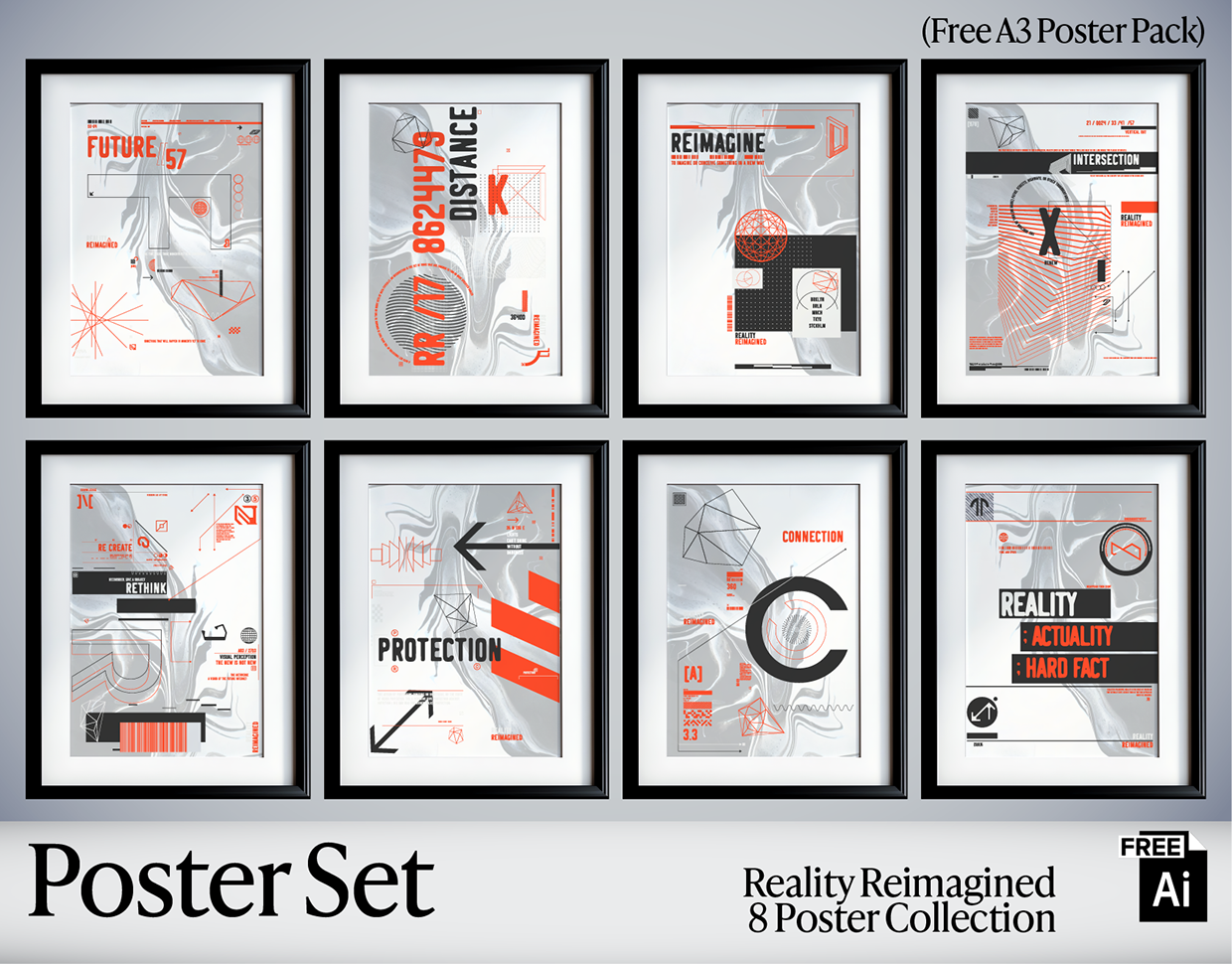 Reality Reimagined — 8 Poster Collection