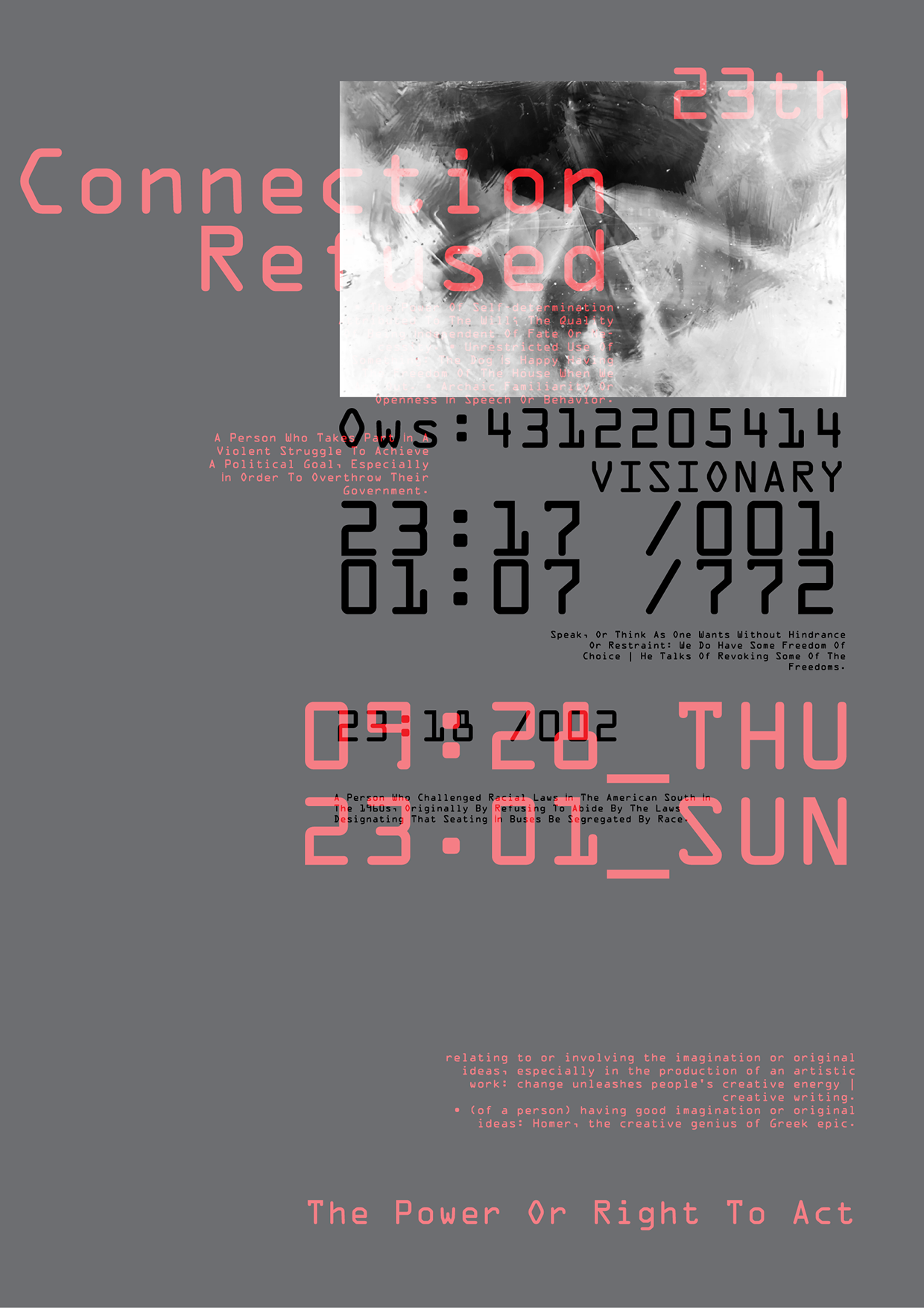 Red Spectrum — 8 Conceptual Posters Image 6