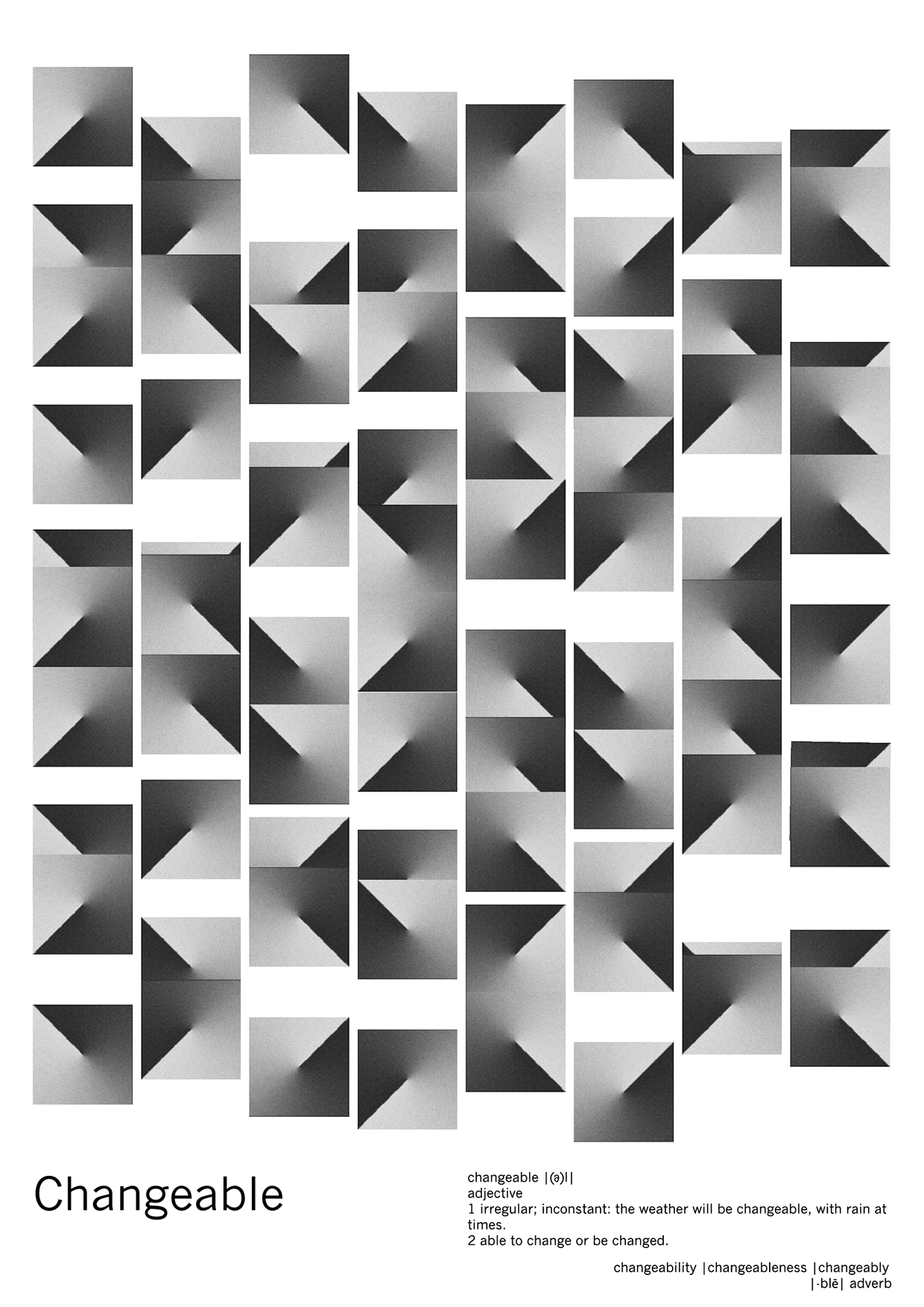 Monochrome Structures — 8 Poster Collection Free AI Image 1
