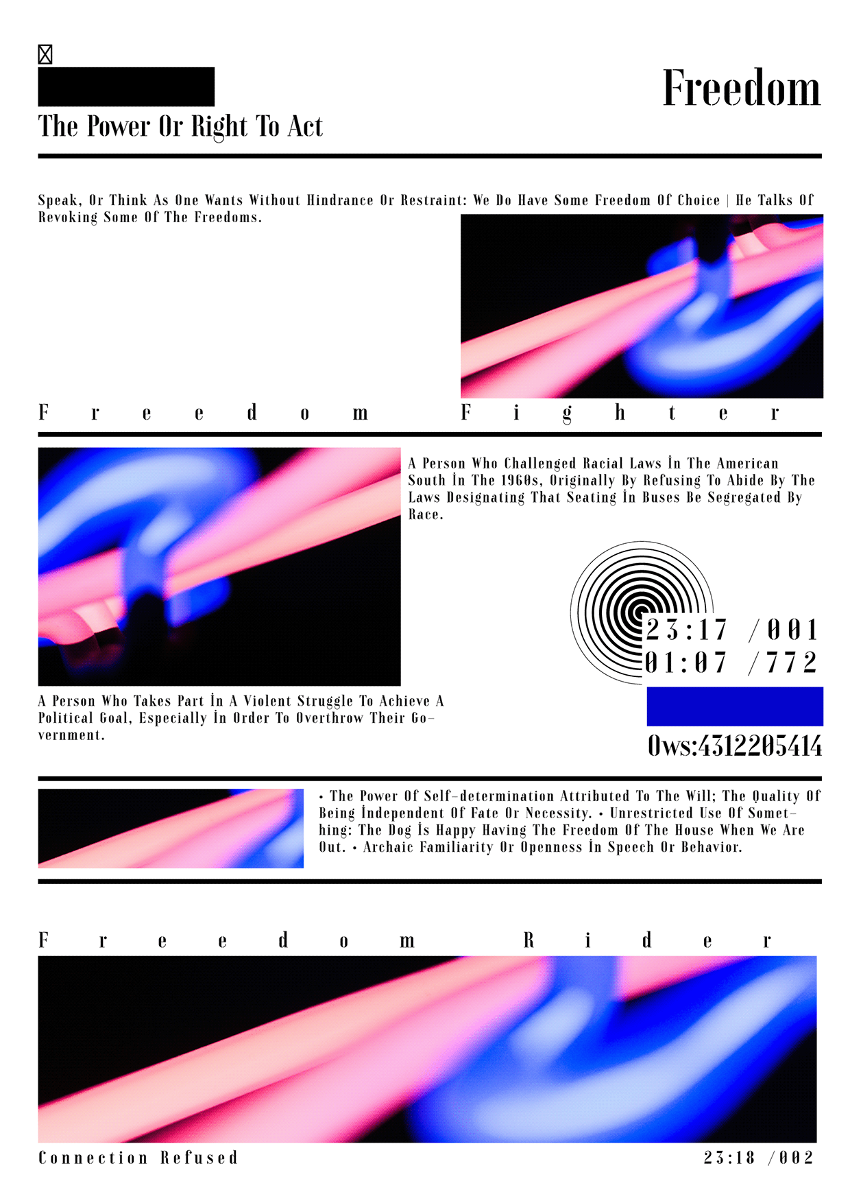 Typographic & Abstract Poster Set Image 1