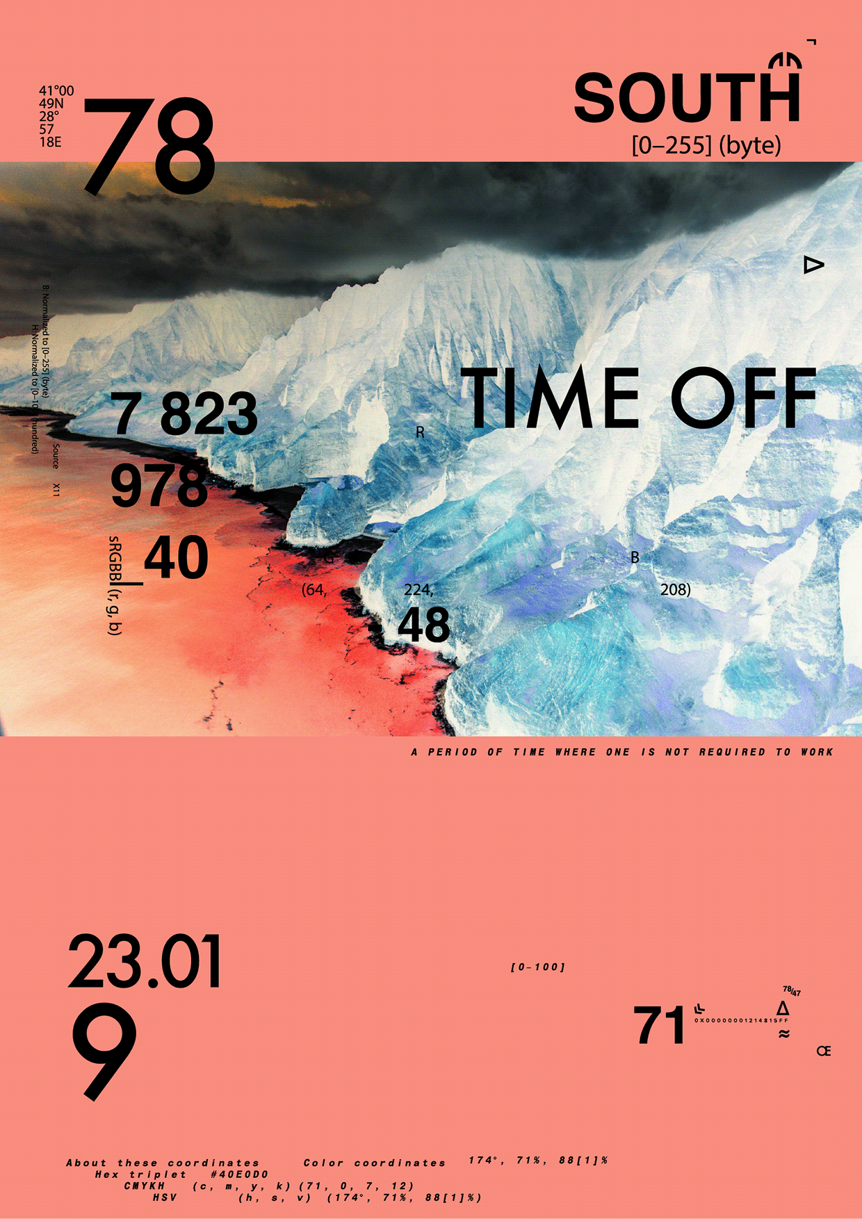 World Coordinates / Vol. 02 FREE VECTOR POSTER Image 2