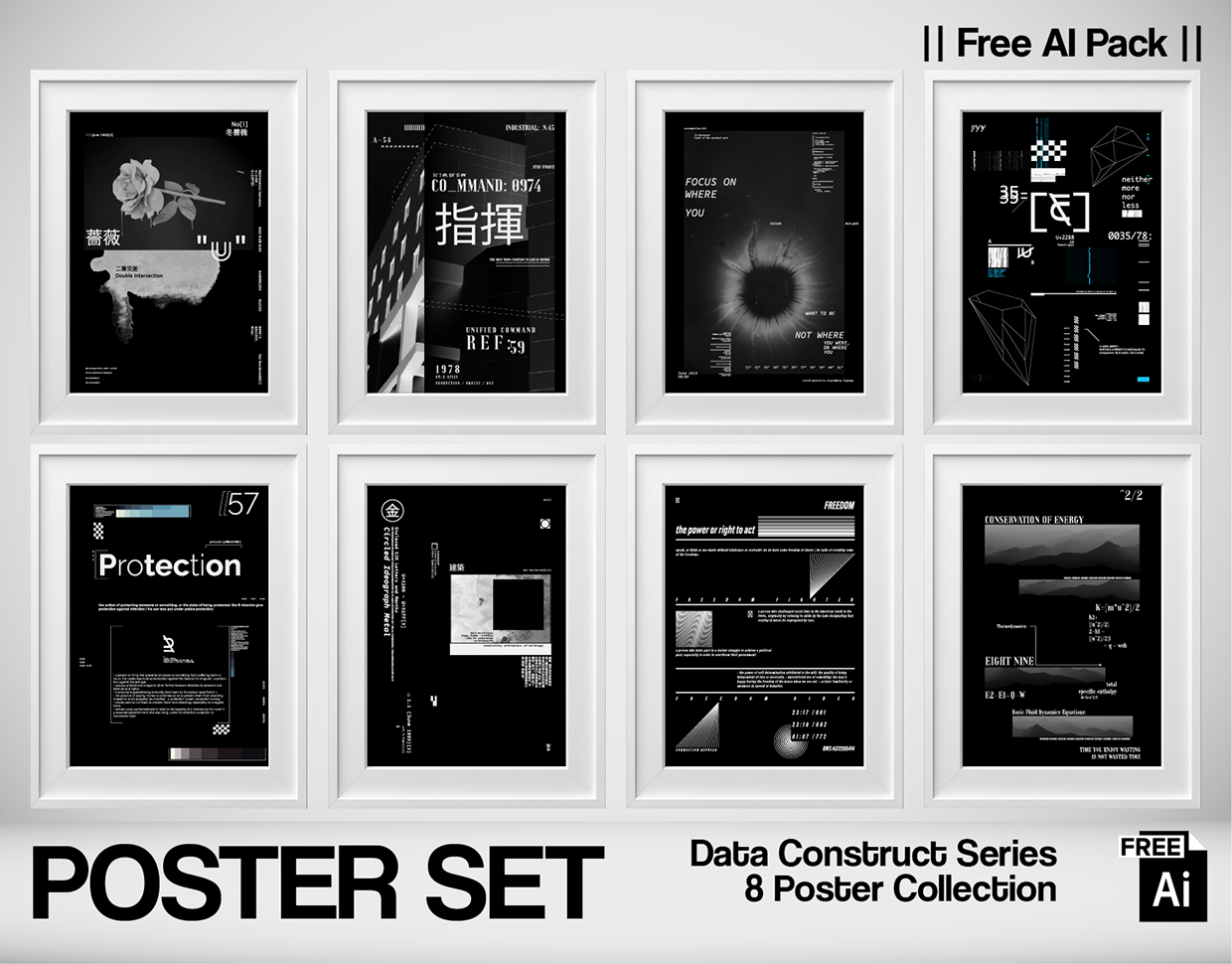 Neo-Industrial Studies: 8 Posters FREE POSTER