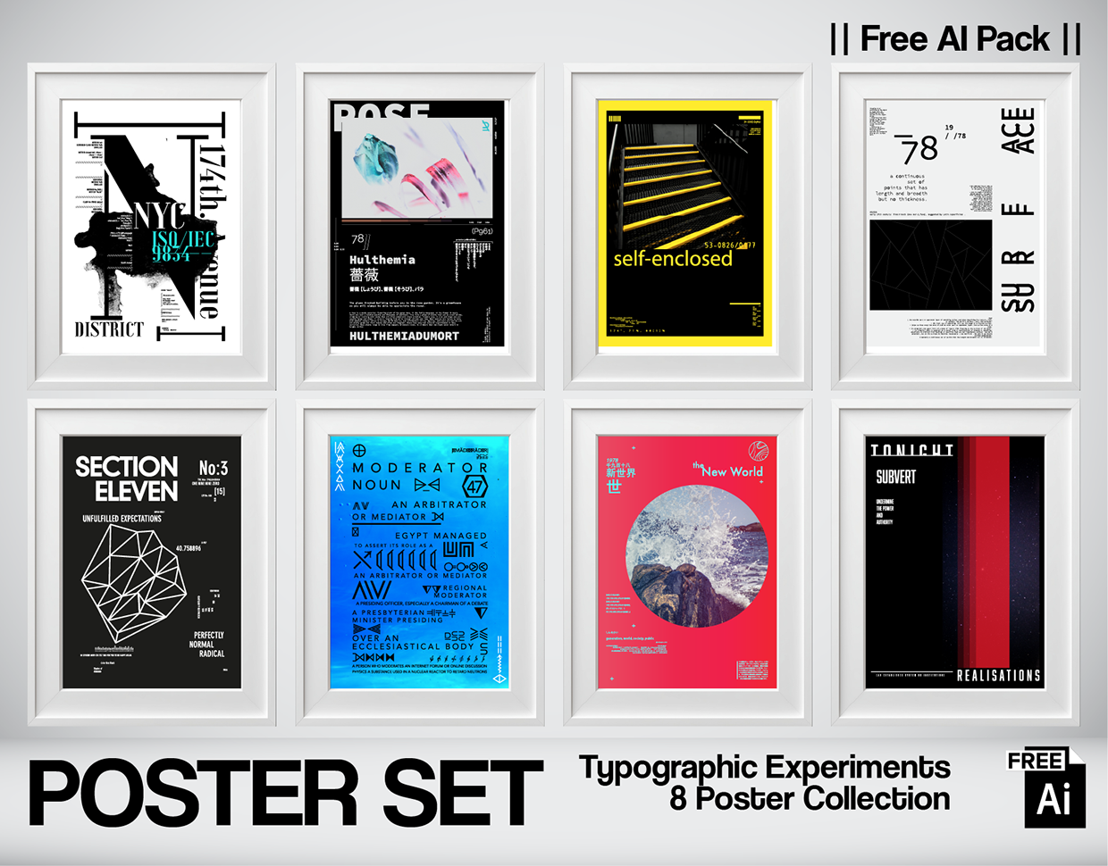 Typographic Experiments – Vol. IX FREE AI