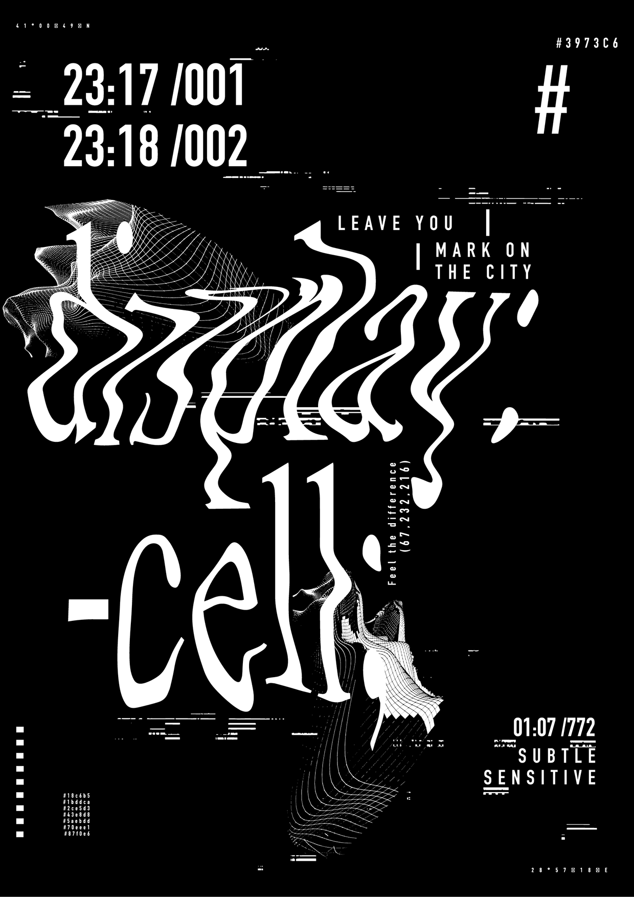 Experimental Typographic Poster Set (Free AI Pack) Image 4