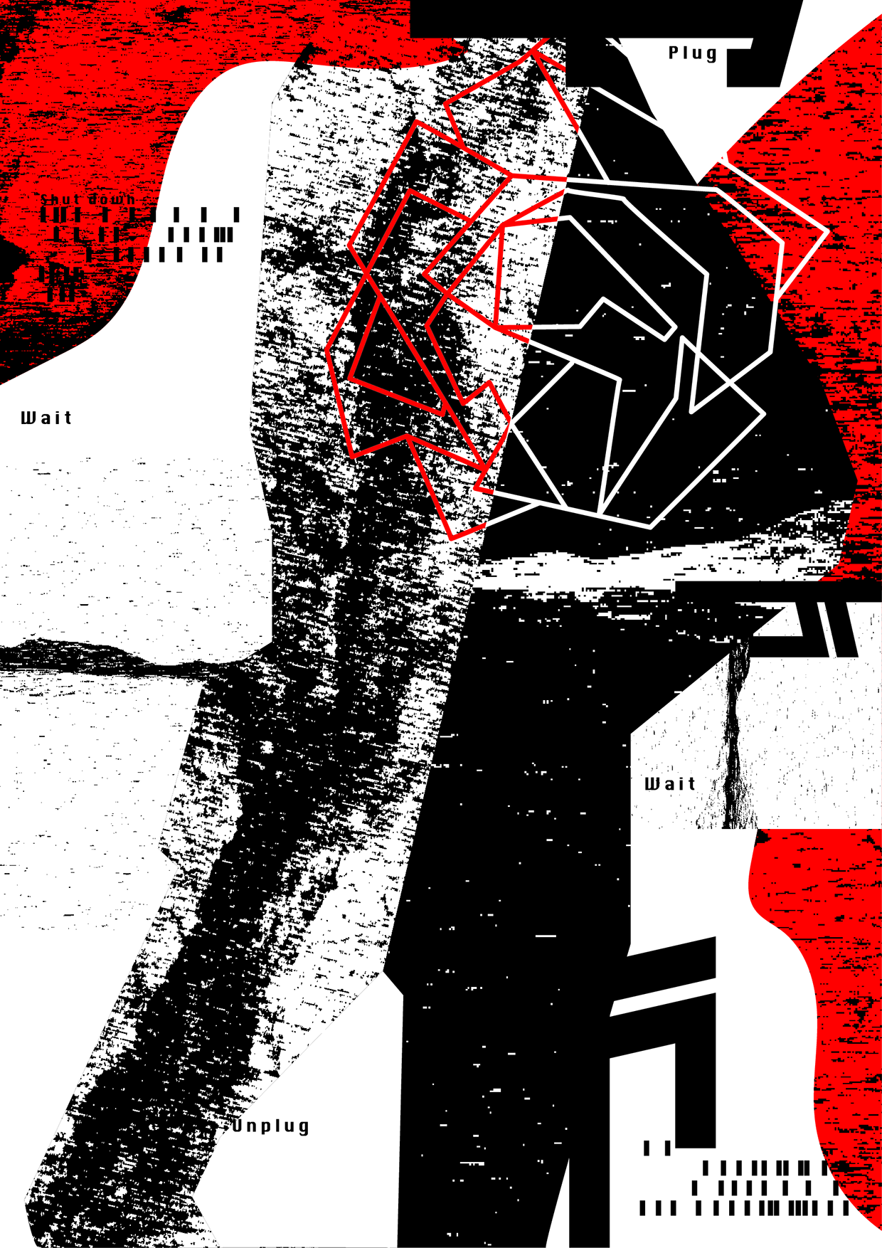 MASSIVE SYSTEM — Brutalist Vector Poster Collection Image 1