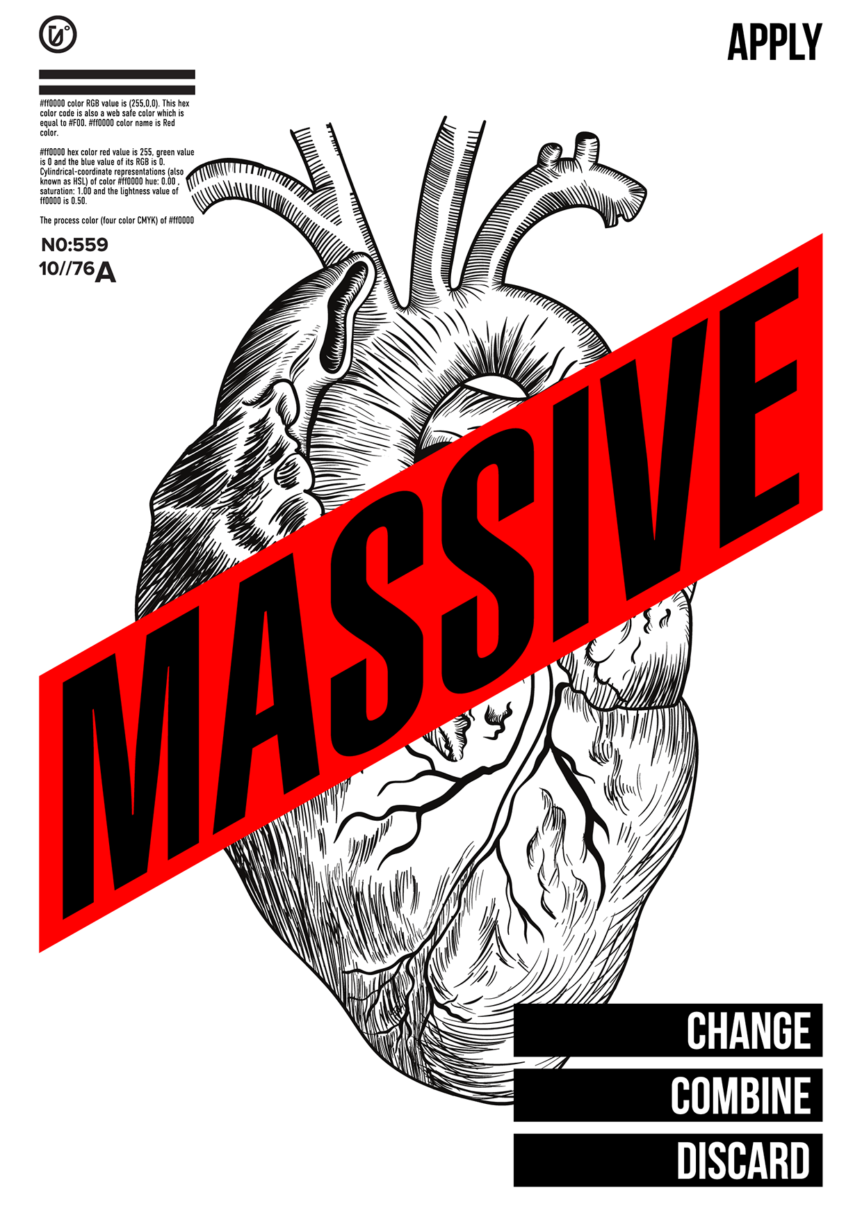 MASSIVE SYSTEM — Brutalist Vector Poster Collection Image 3