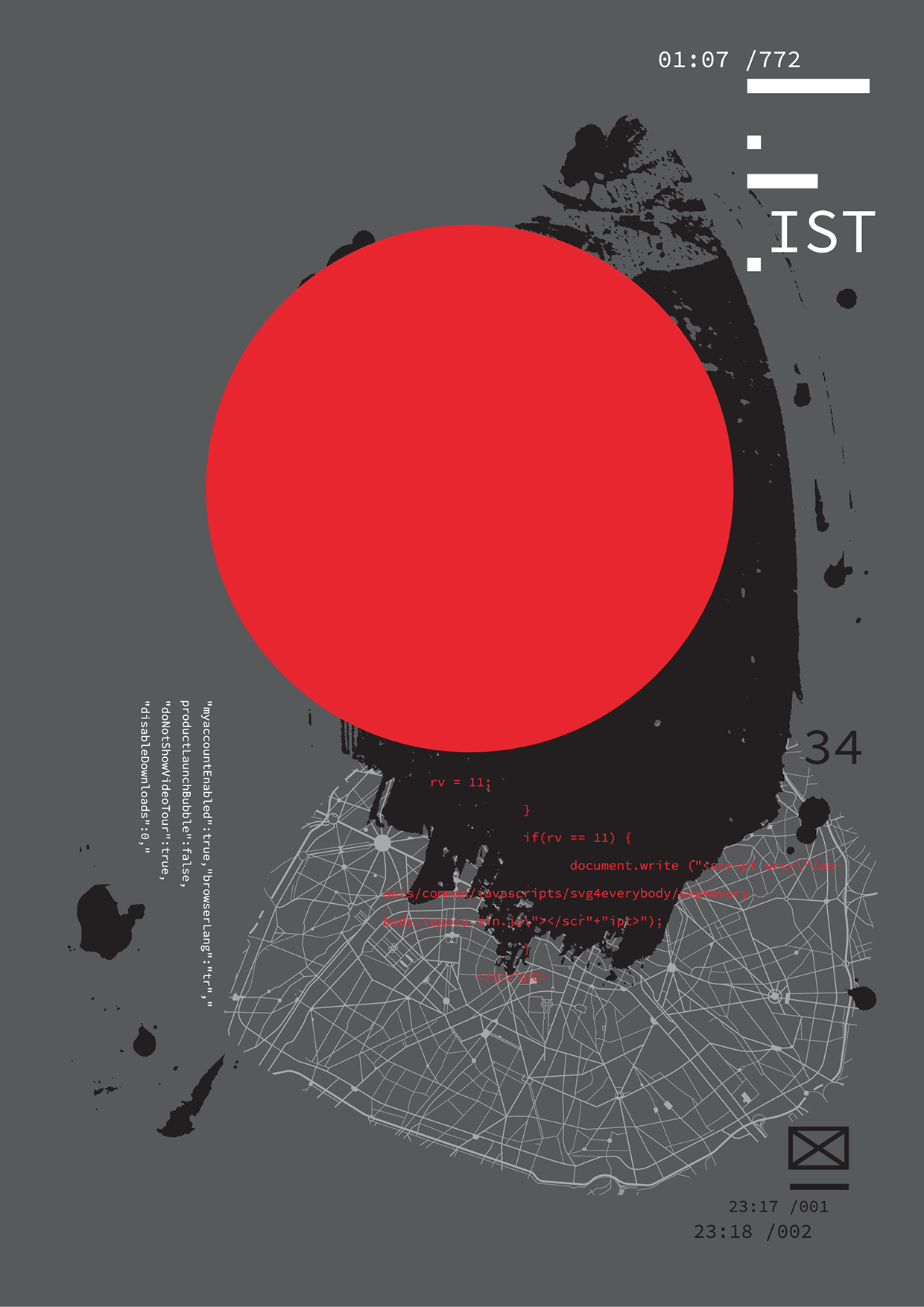 MASSIVE SYSTEM — Brutalist Vector Poster Collection Image 4