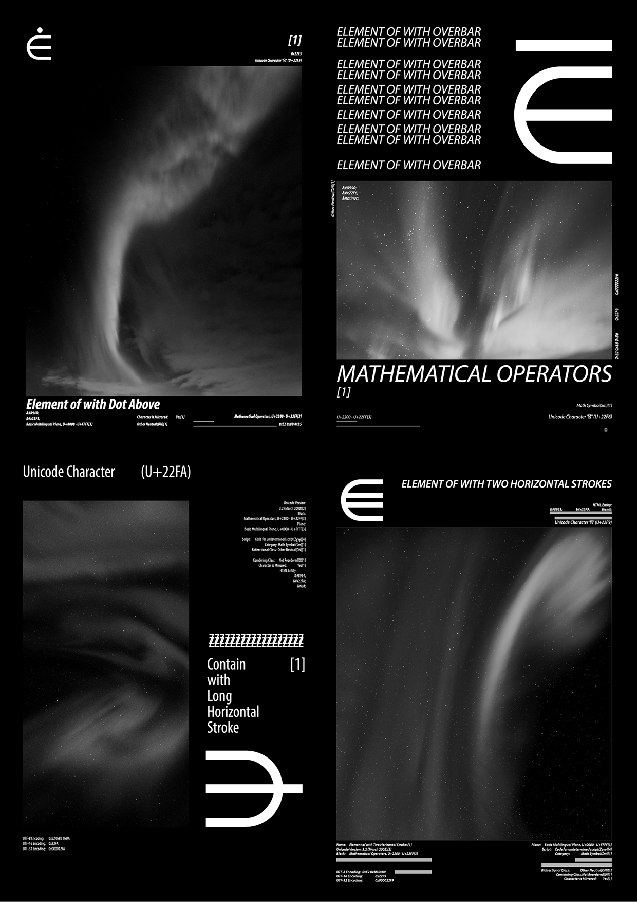 Monochrome Syntax — 8 Free AI Posters Image 1
