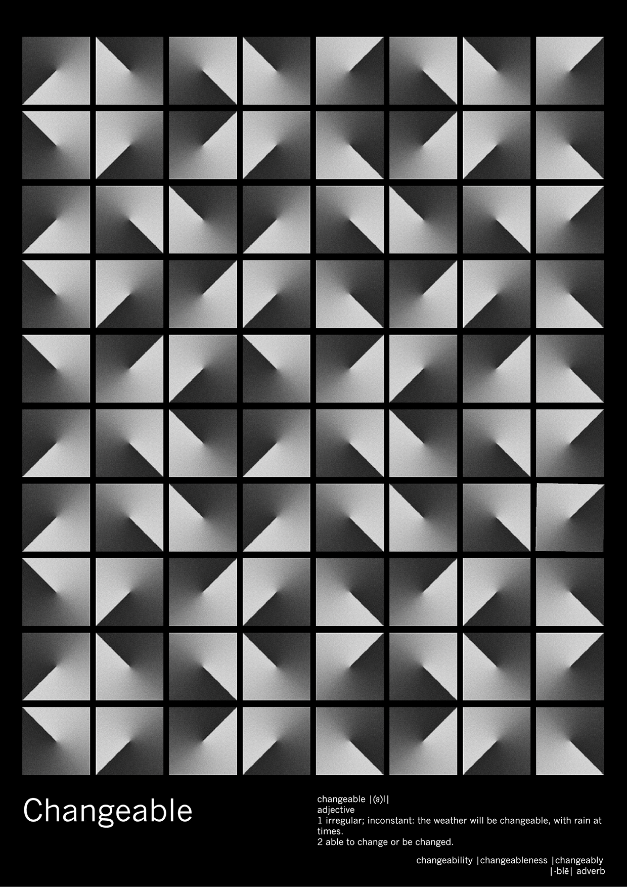 DARK FRAMEWORK — Experimental Poster Set Image 3