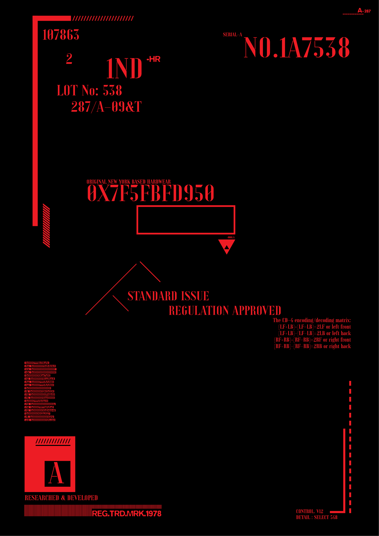 DARK FRAMEWORK — Experimental Poster Set Image 6