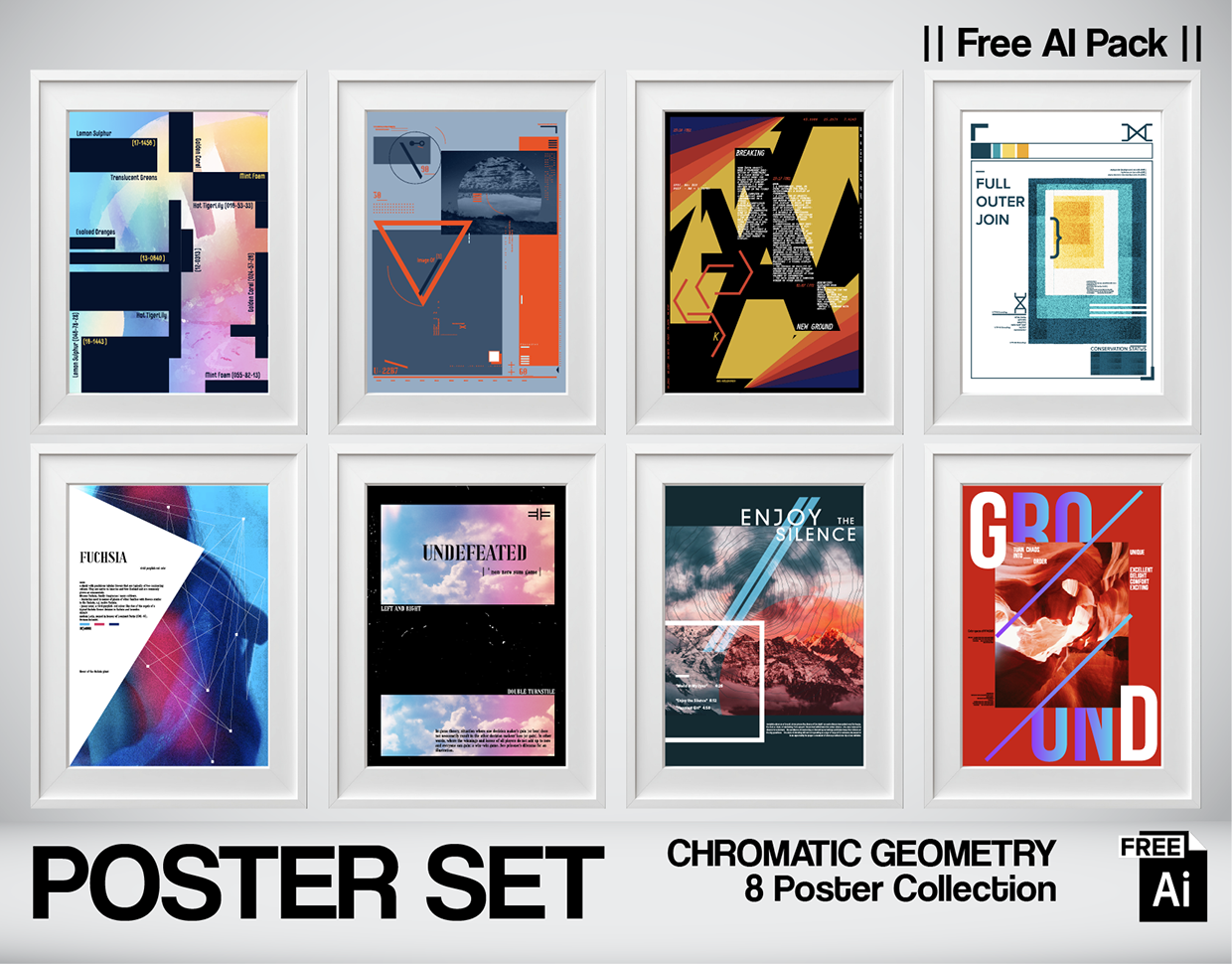CHROMATIC GEOMETRY - Abstract Gradient Vector