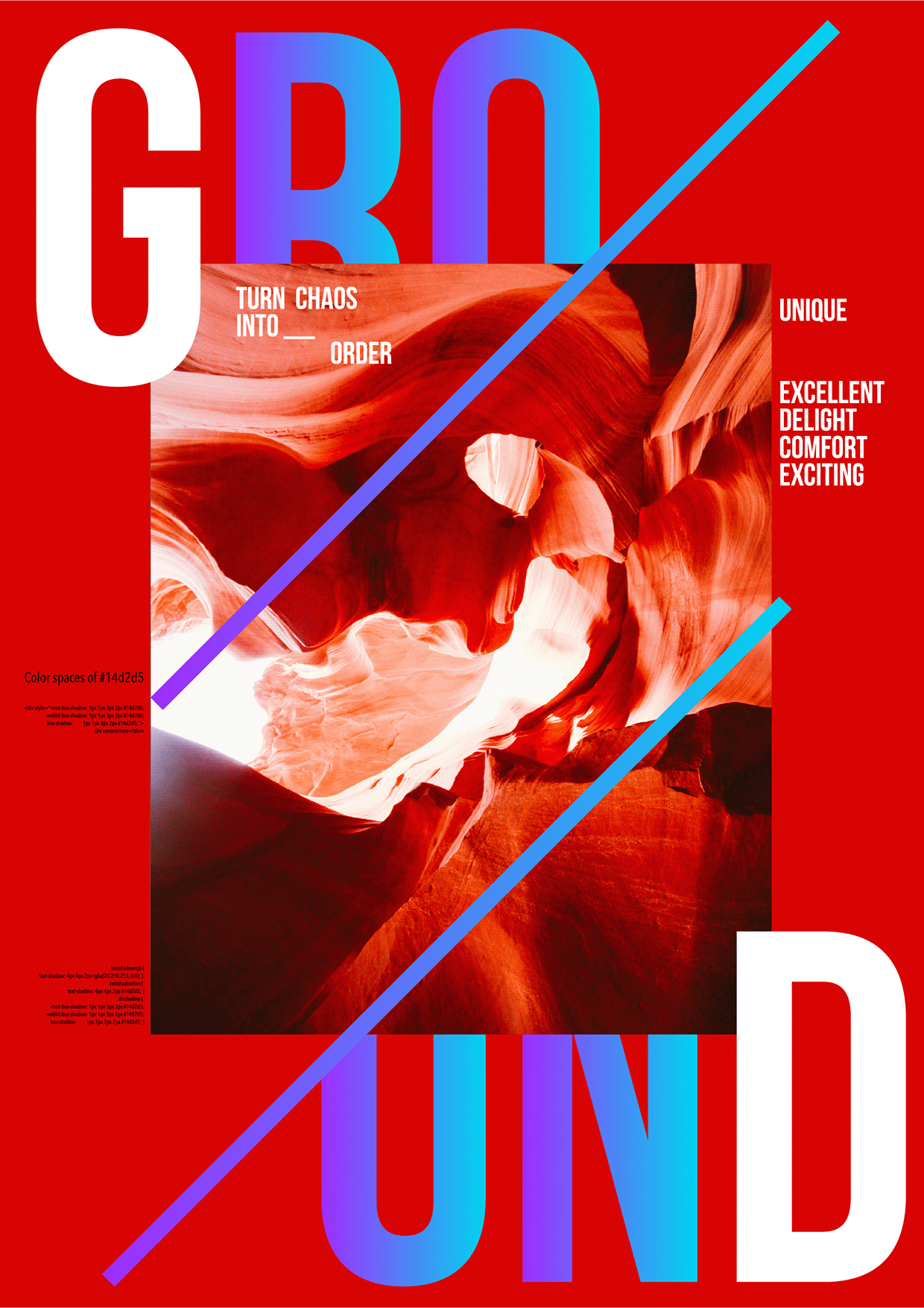 CHROMATIC GEOMETRY - Abstract Gradient Vector Image 2