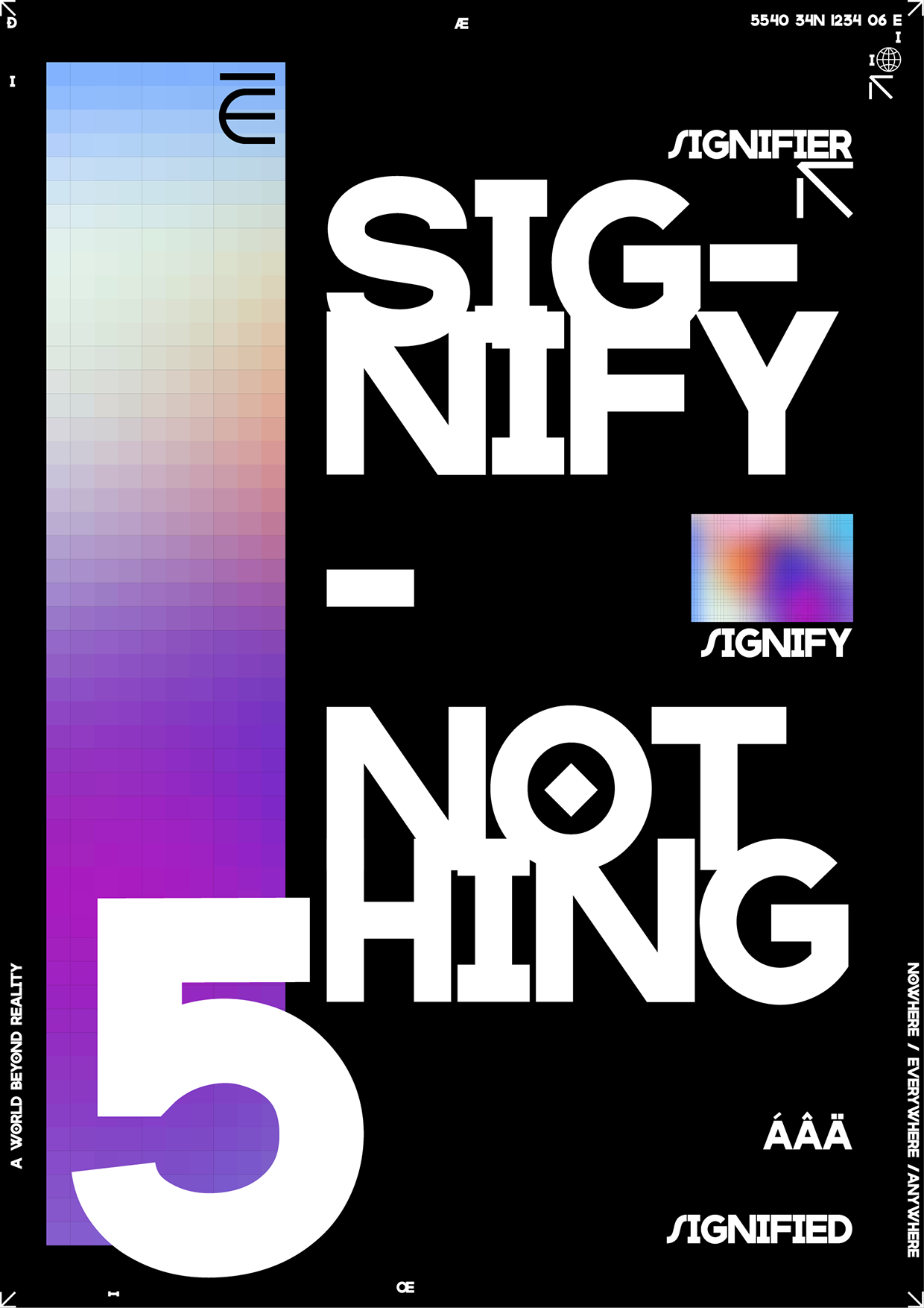 NEO-SWISS Gradient Type FREE POSTER Image 4