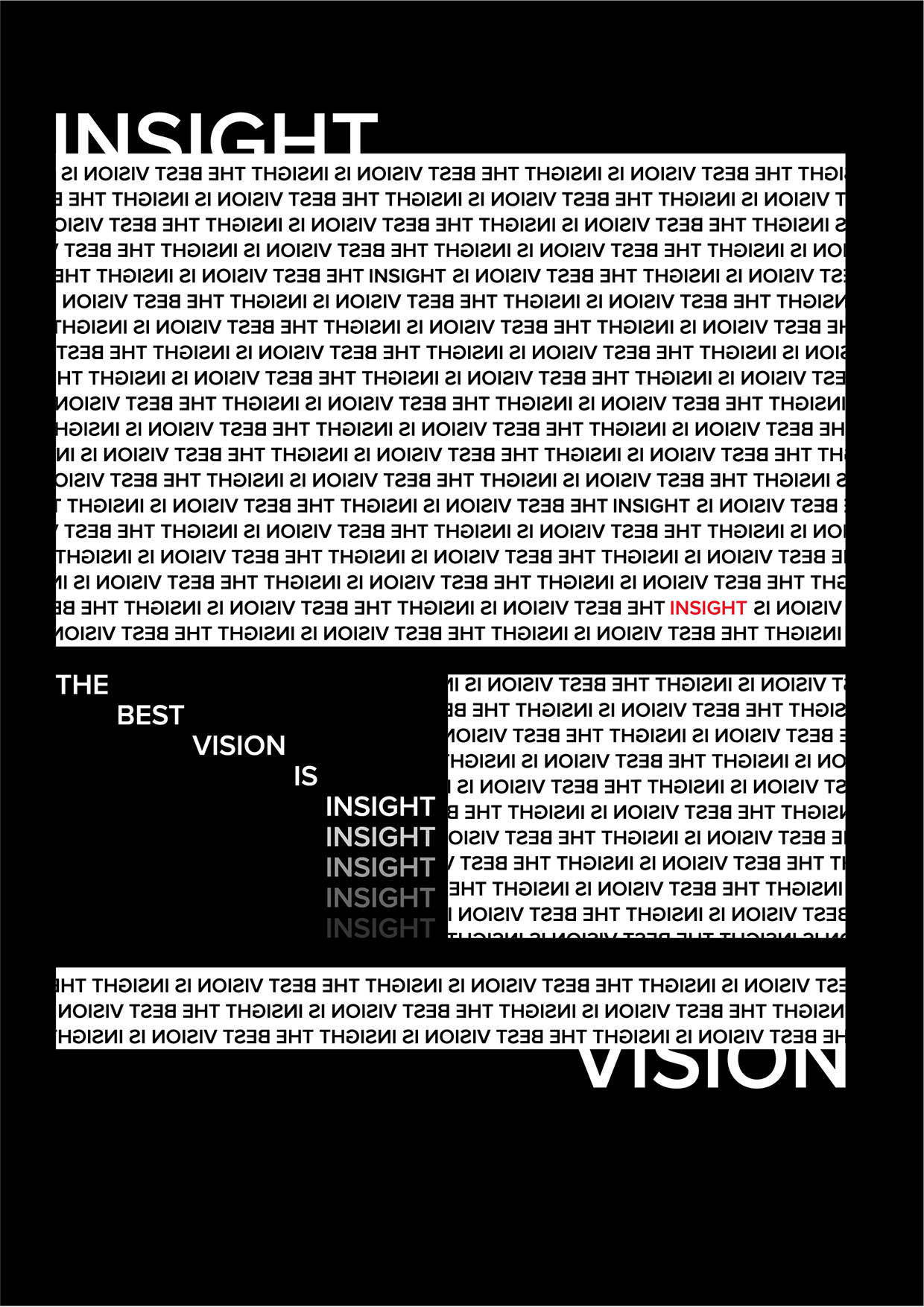 INSIGHT / NO TIME — 8 Free Typographic AI Posters Image 5