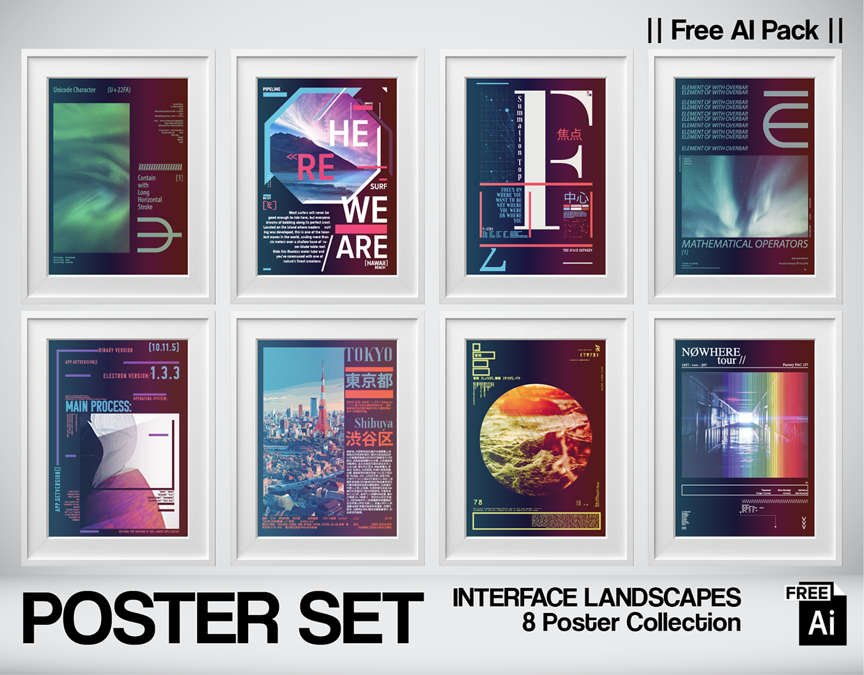 INTERFACE LANDSCAPES — A Structured Poster System FREE