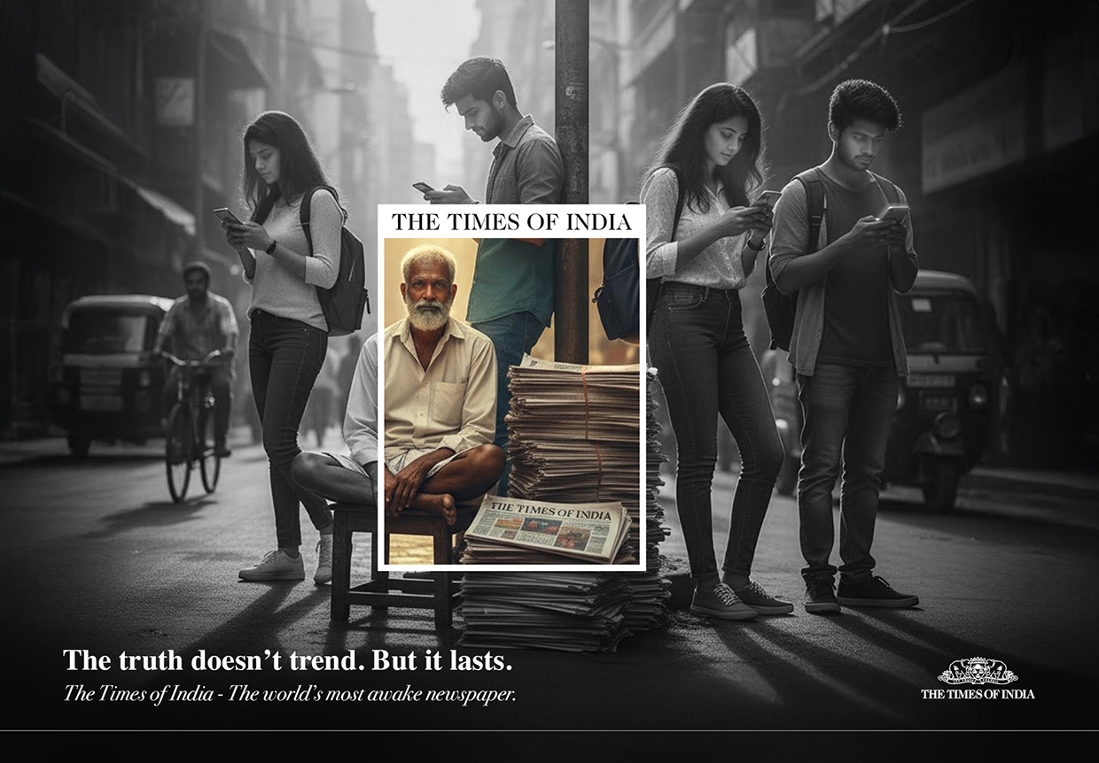 The Frame of Truth - A Campaign for The Times of India