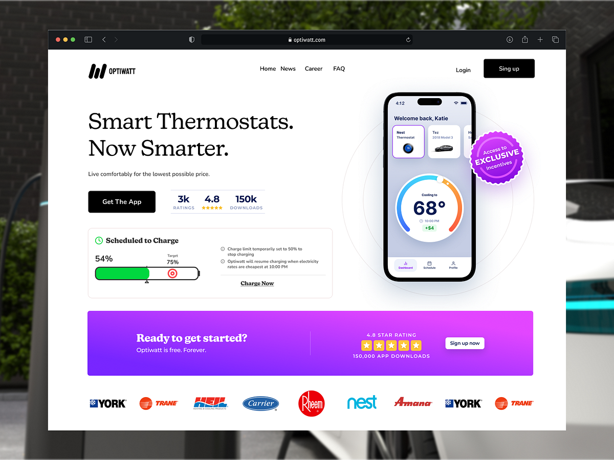 EV Charging Stations Website Design