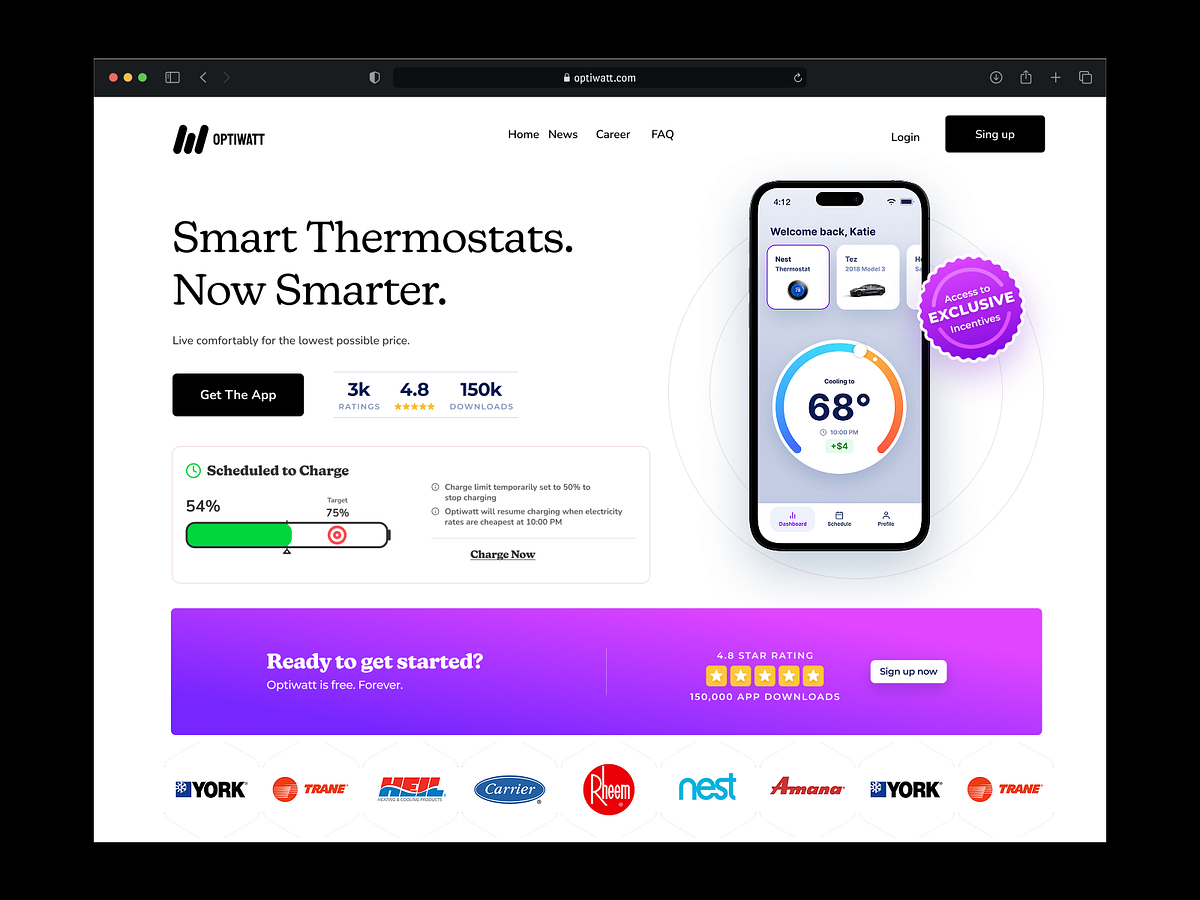 EV Charging Stations Website Design Image 0
