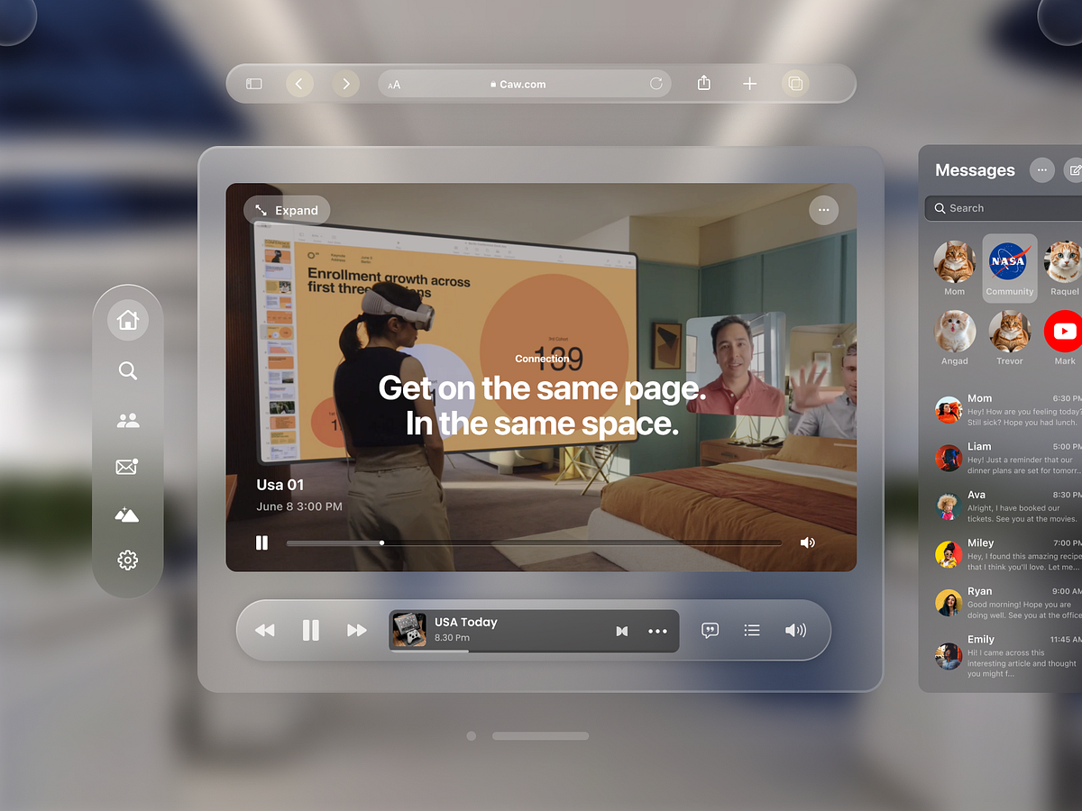 Apple Liquid Glass UI Design Image 0