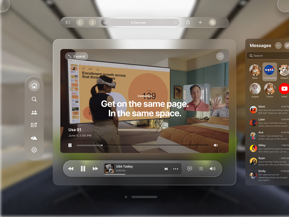 Apple Liquid Glass UI Design Image 1