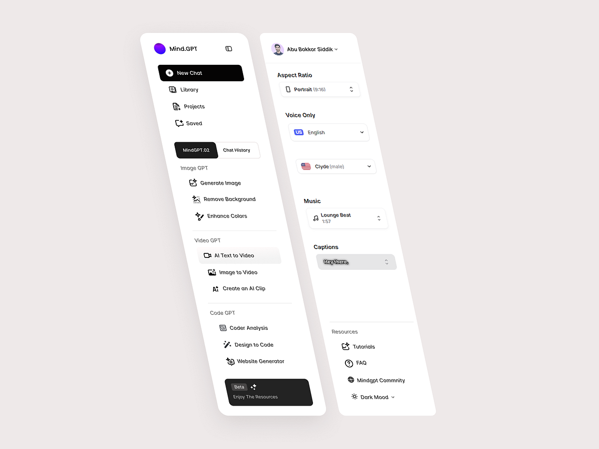 AI Chat Interface - B2B CRM Dashboard UI Design Image 6