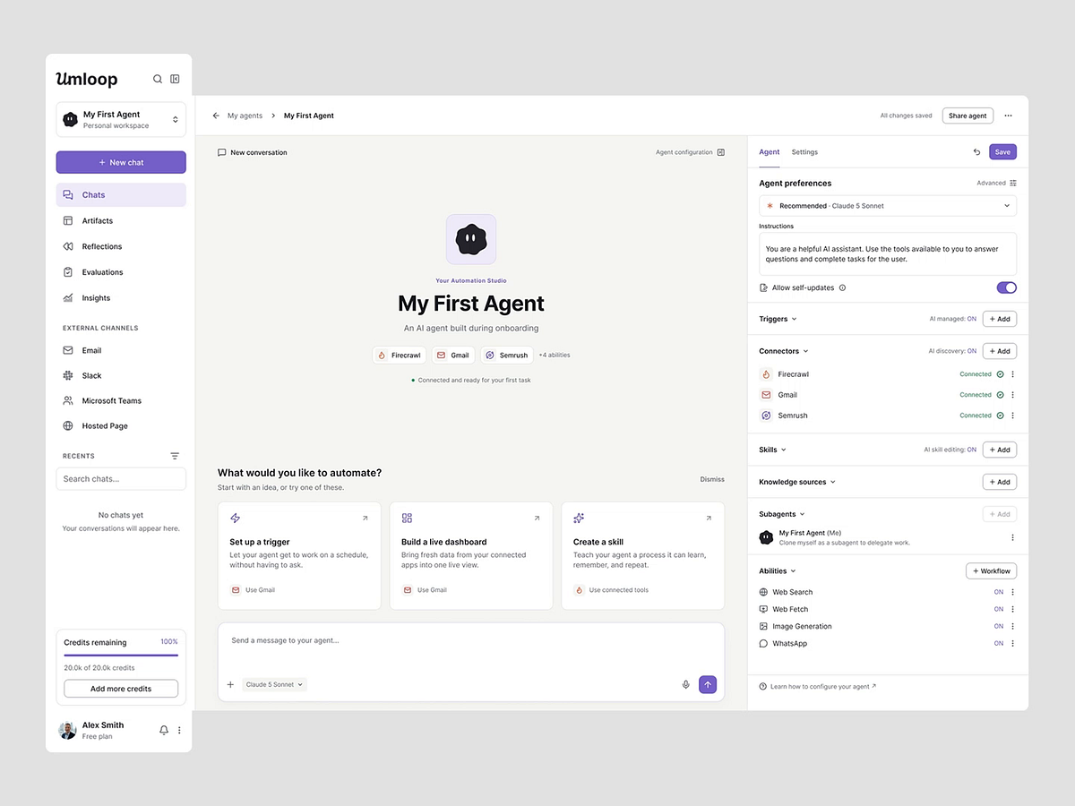 Build AI agents Web App Image 1