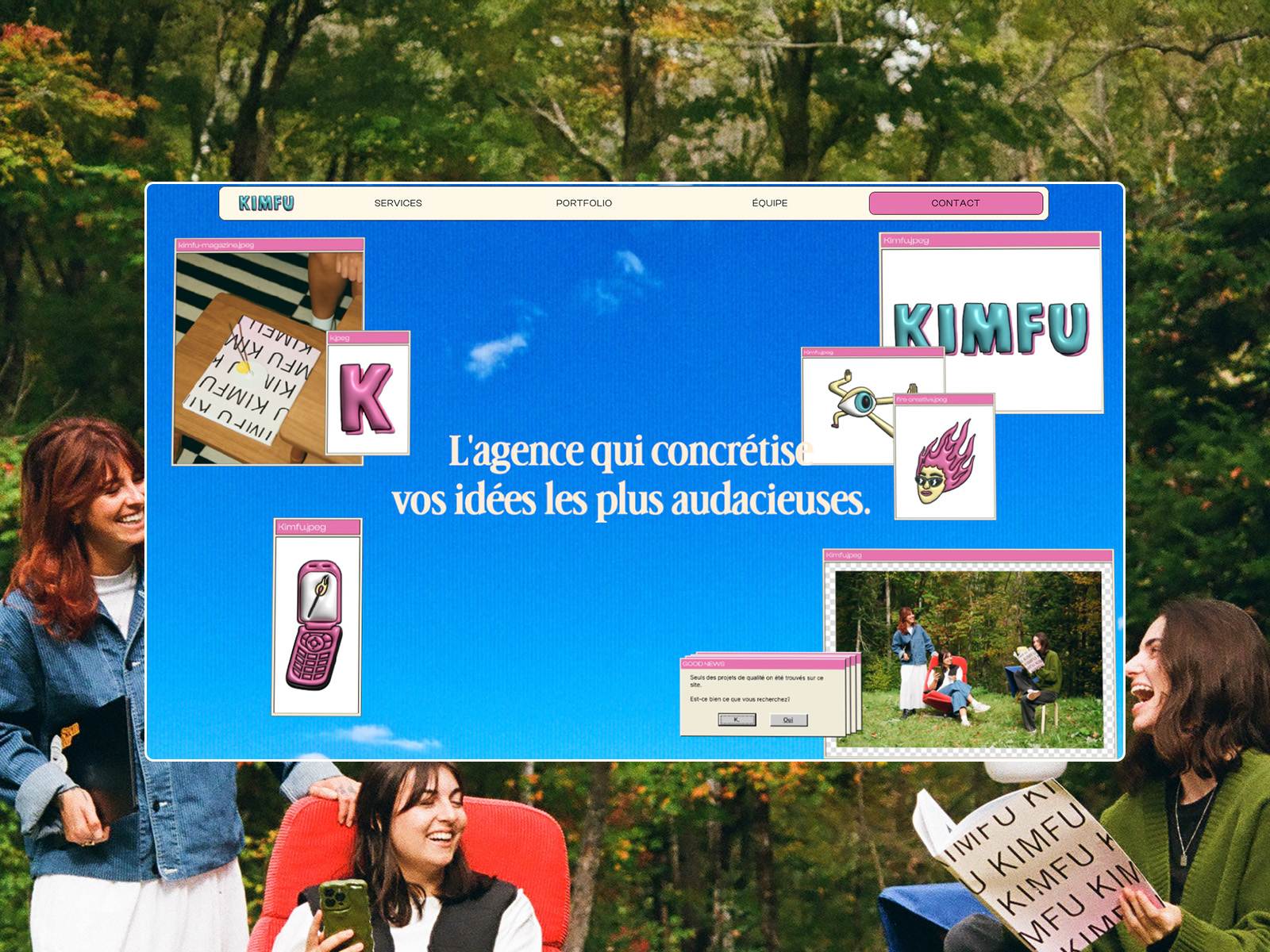 Kimfu - Agence Créative - Awwwards Honorable Mention