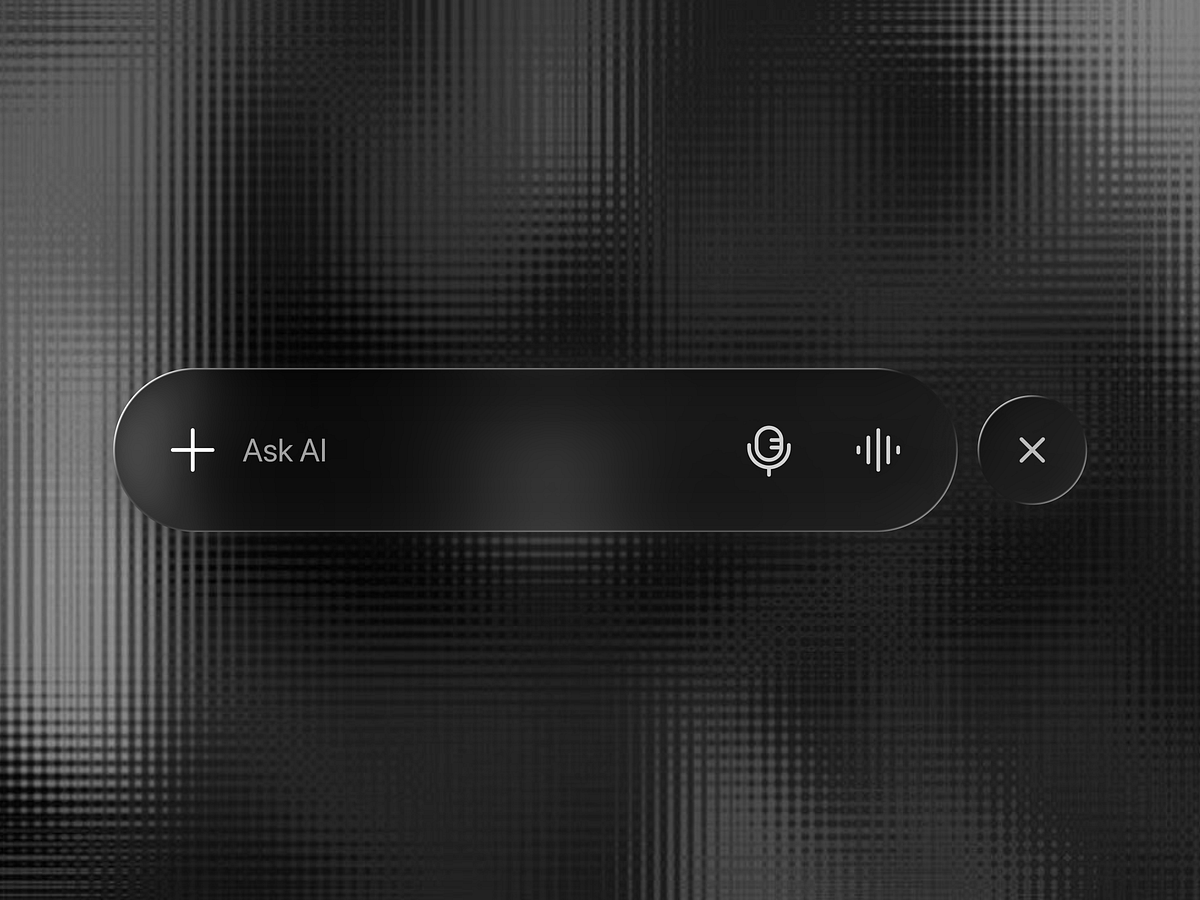 Liquid Glass Tab Bar UI Image 0