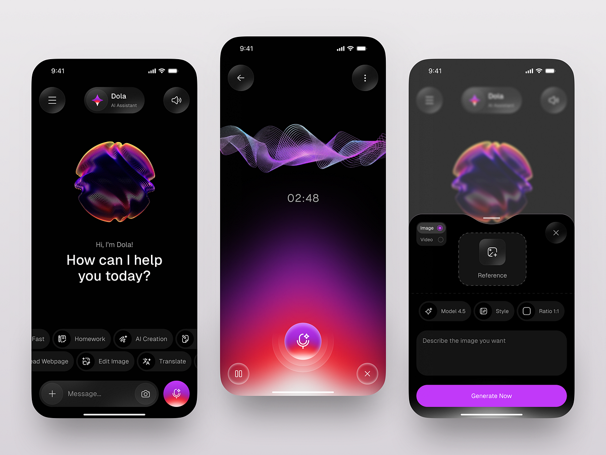 AI Productivity Assistant Mobile App Image 1