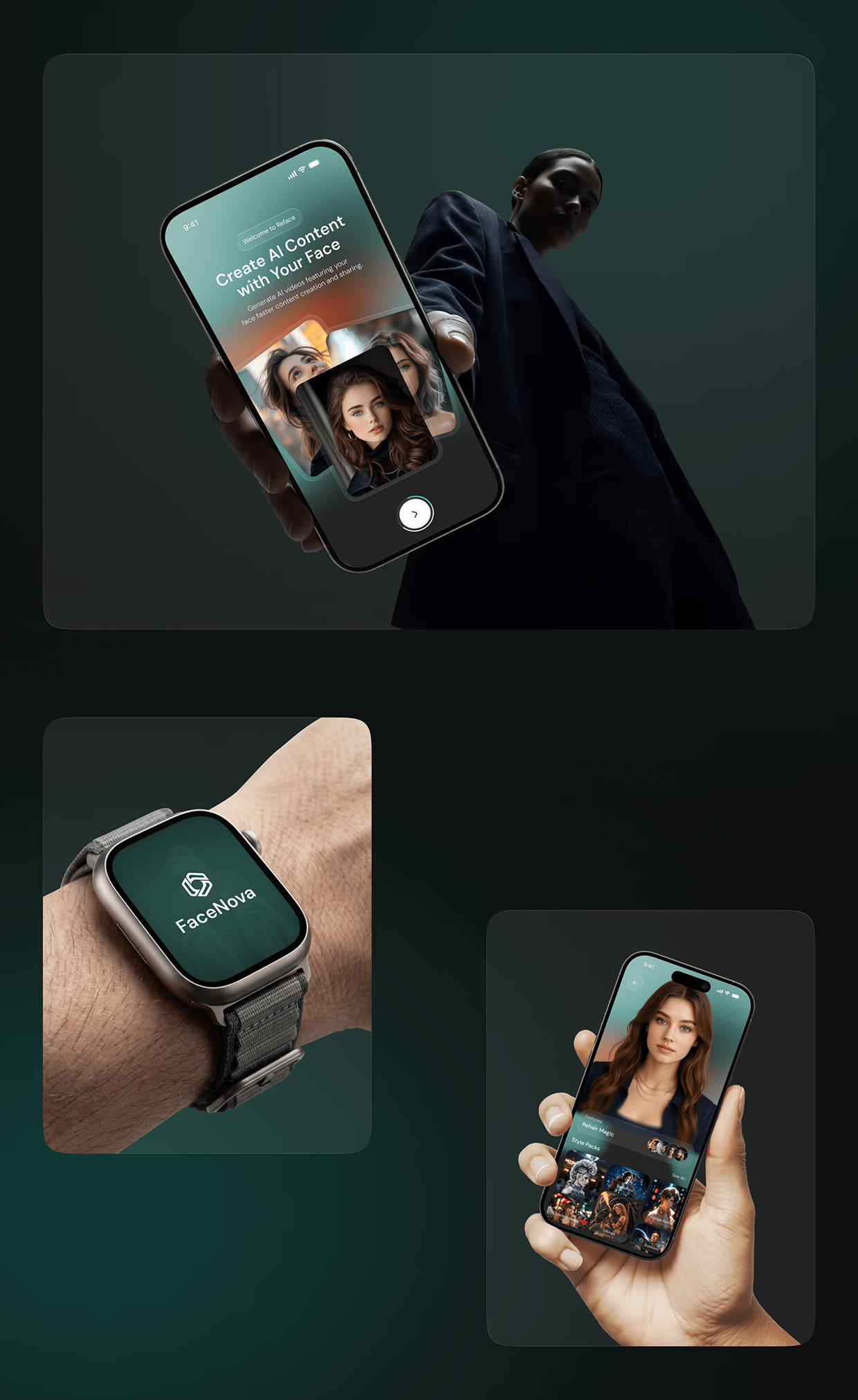 Face Swap & AI Photo Editor App | UI/UX Design Image 7