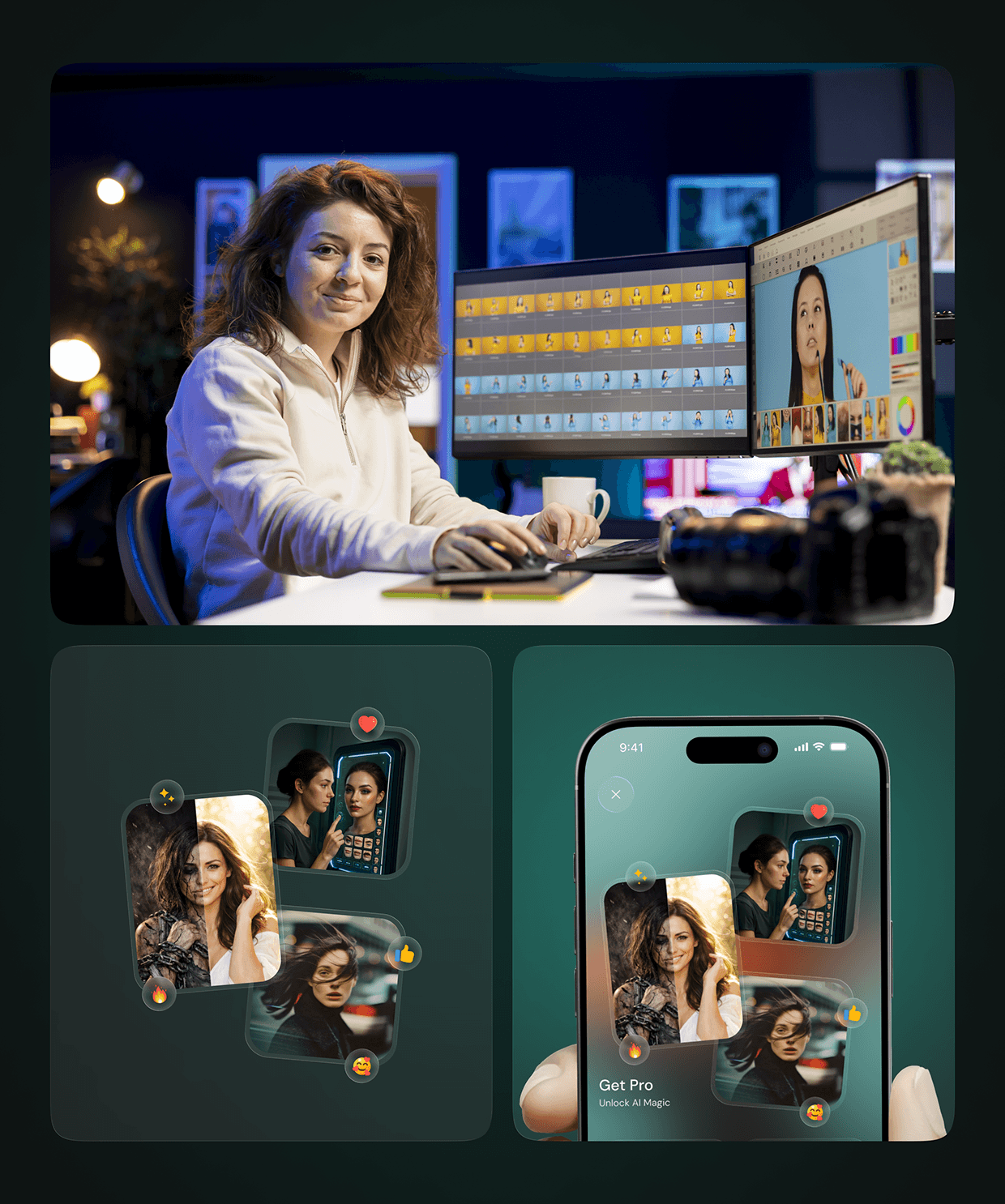 Face Swap & AI Photo Editor App | UI/UX Design Image 9