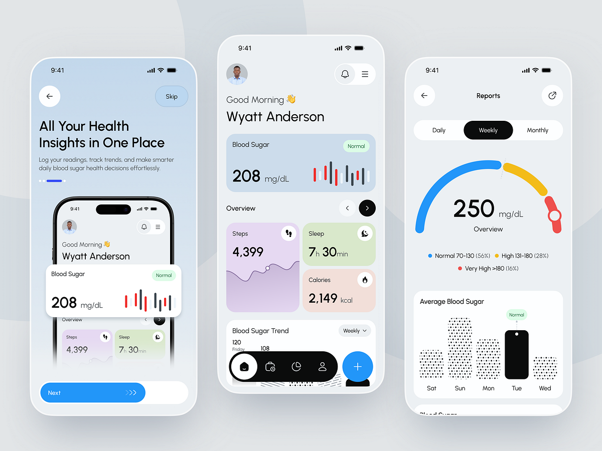 Healthcare Mobile App UI Design