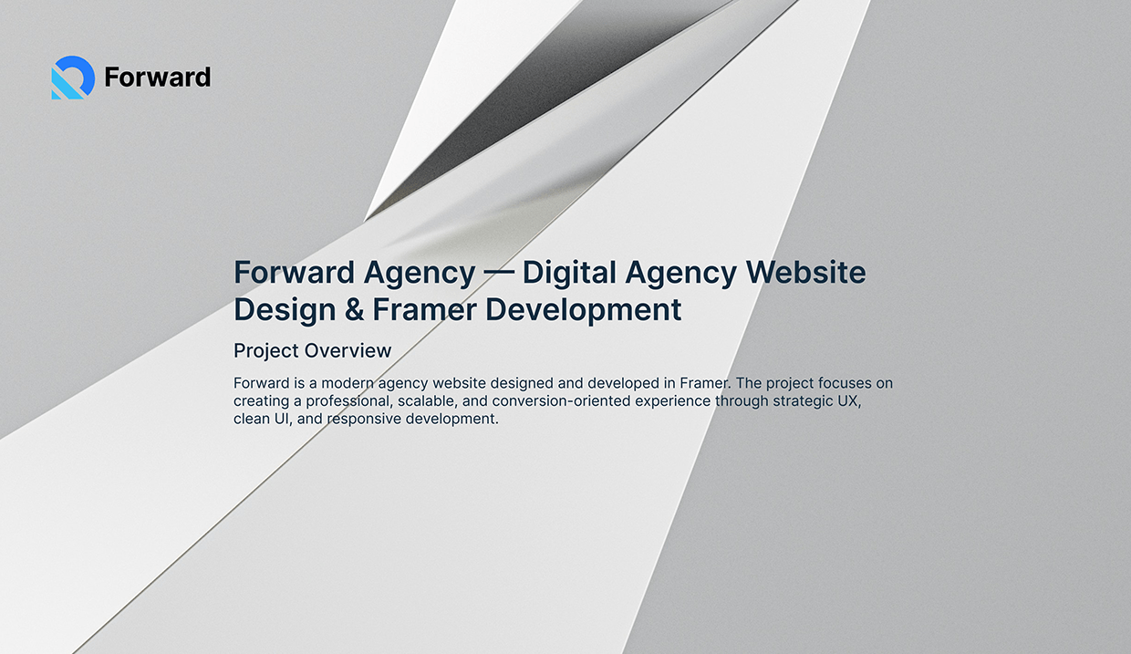 Forward - Website Design & Framer Development