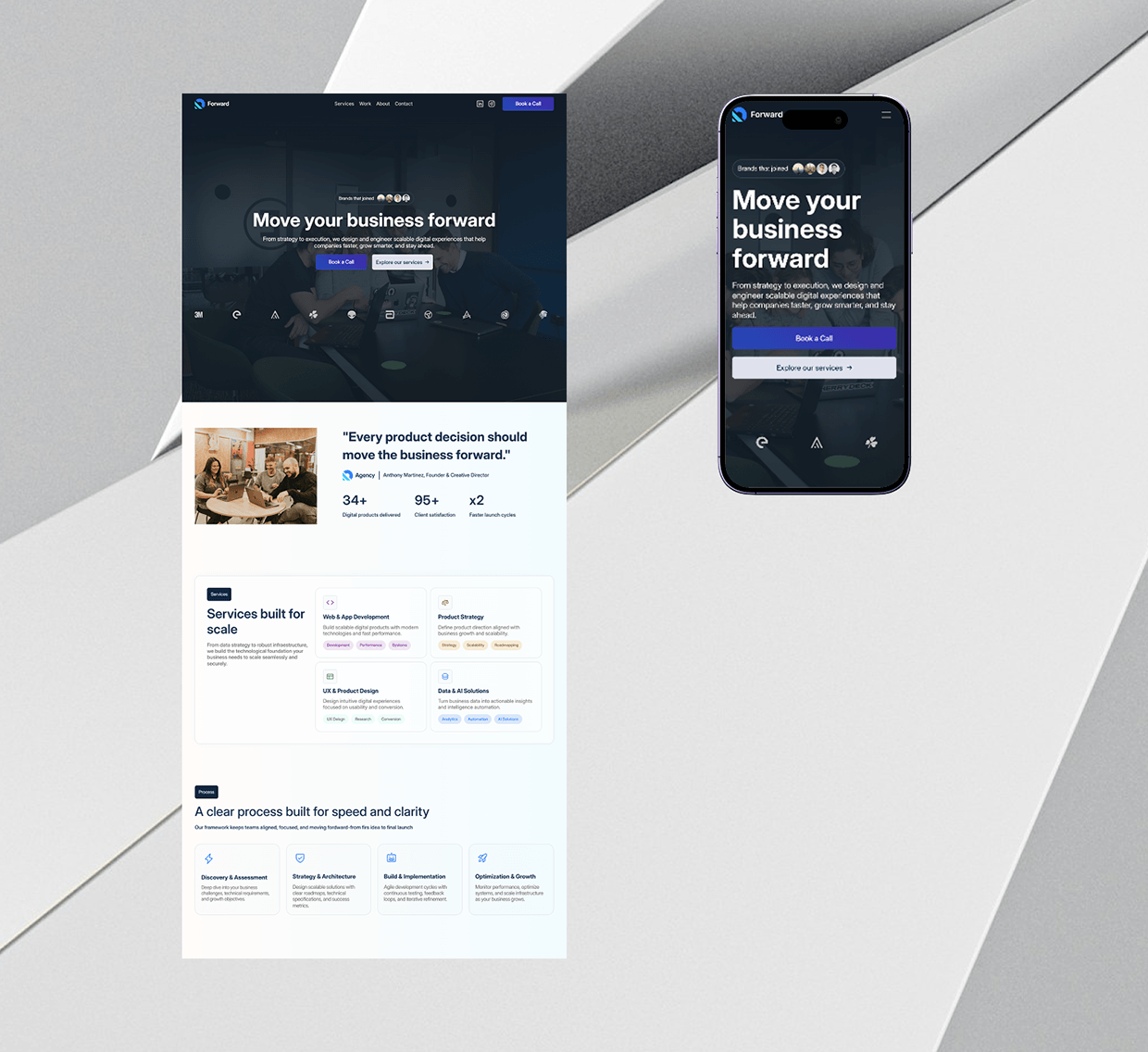 Forward - Website Design & Framer Development Image 1