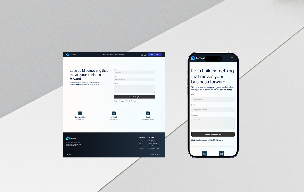 Forward - Website Design & Framer Development Image 3