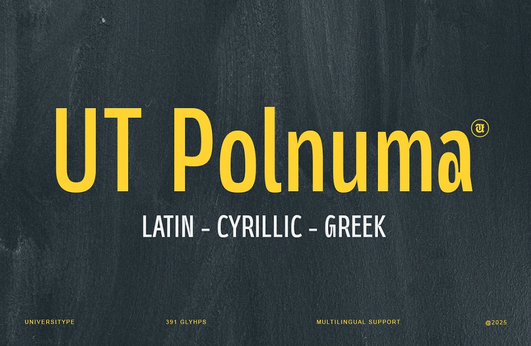 UT Polnuma - A Modern Sans-serif