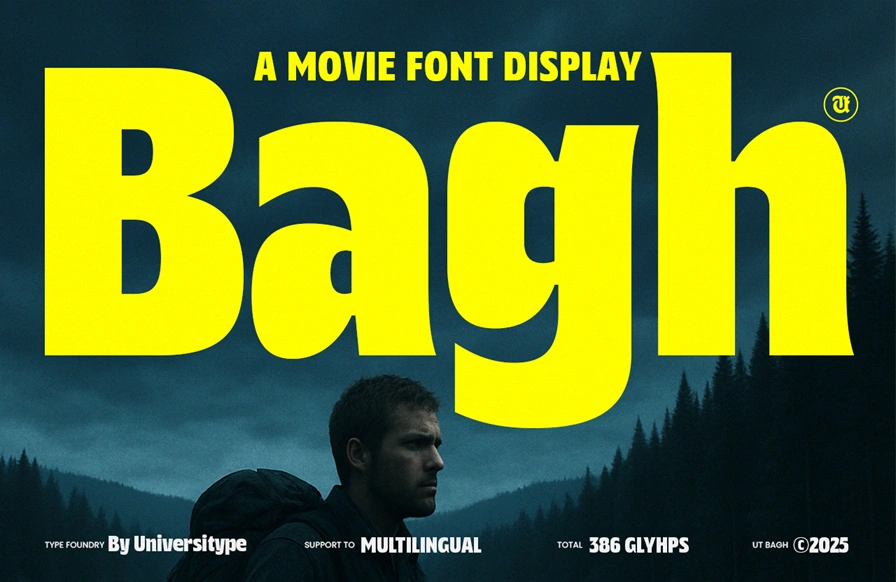UT Bagh Display - A Movie Font Display