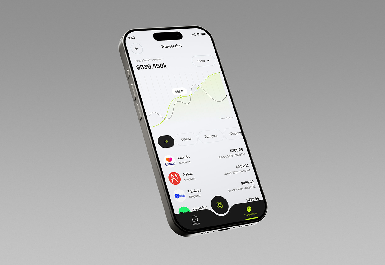 Fintech Wallet Mobile App UI/UX Design Image 1