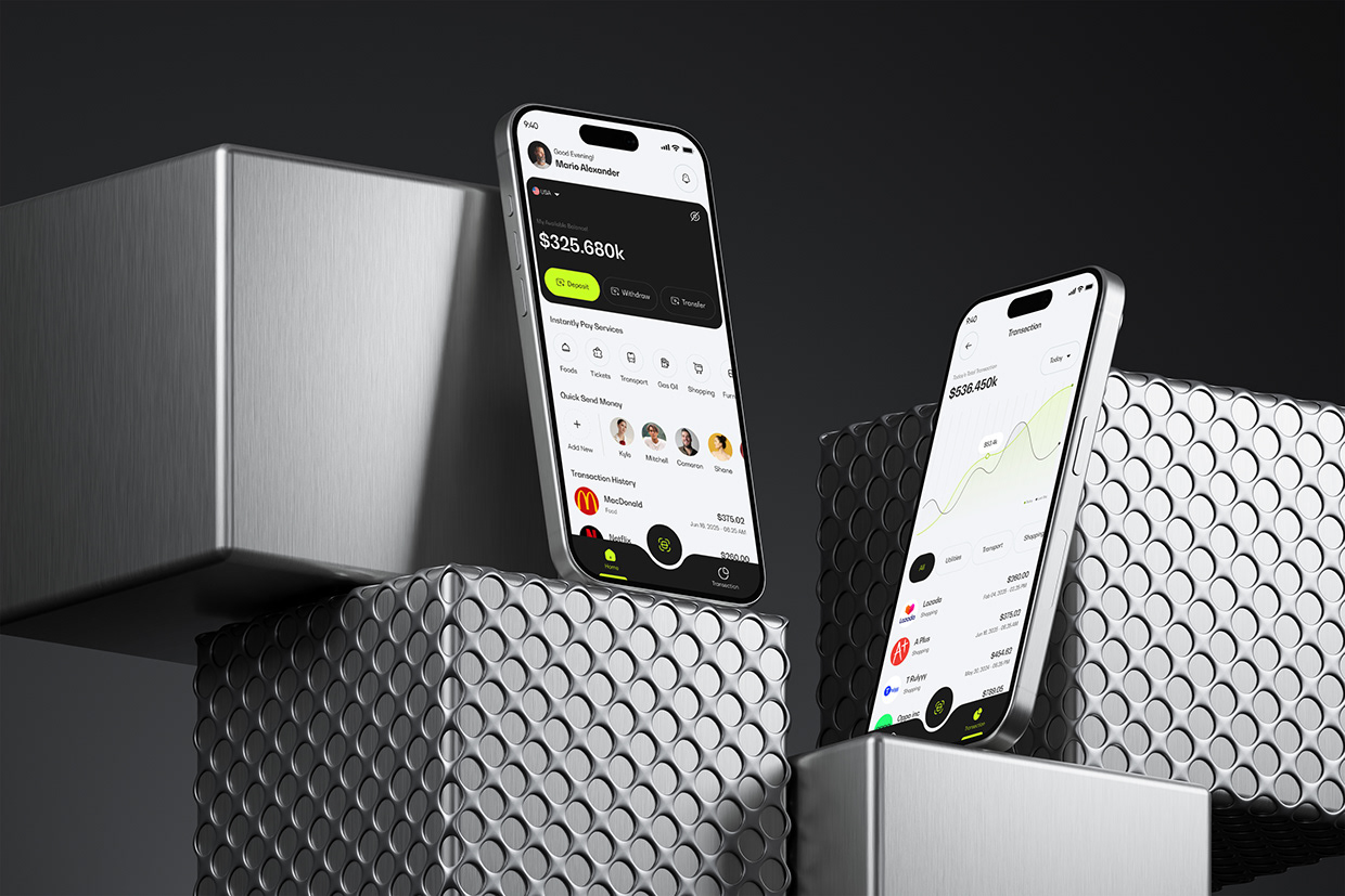 Fintech Wallet Mobile App UI/UX Design Image 2